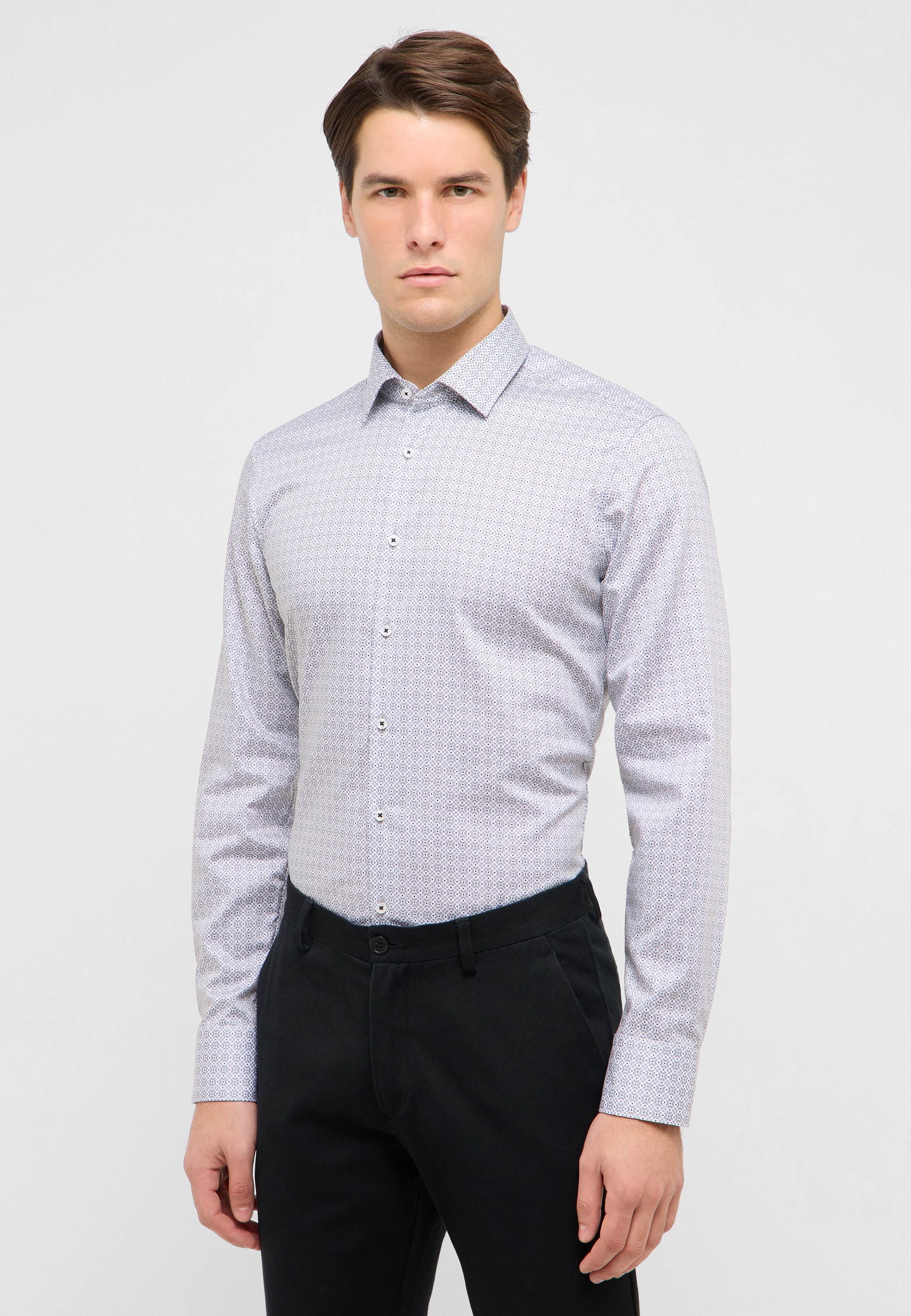 Eterna Langarmhemd "SLIM FIT" NON IRON (bügelfrei) günstig online kaufen