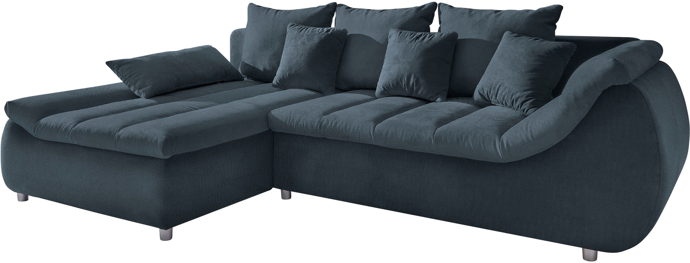 INOSIGN Ecksofa »Imola elegant und bequem, aktuelle Steppung im Sitz, L-Form«, wahlweise mit Bettfunktion, OTTOs Choice