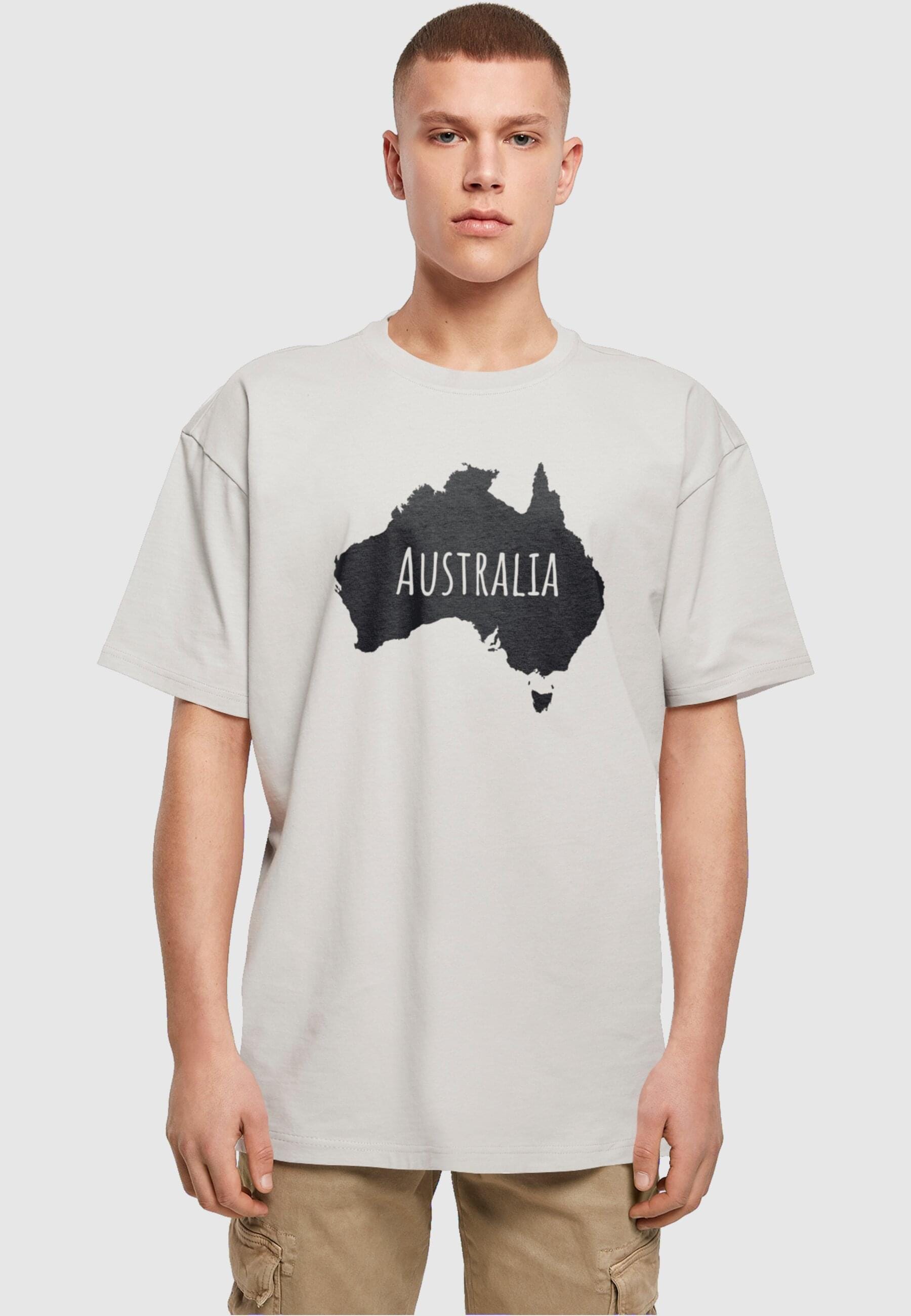 Merchcode T-Shirt »Merchcode Herren Australia Heavy Oversize Tee-BY102«, (1 tlg.)