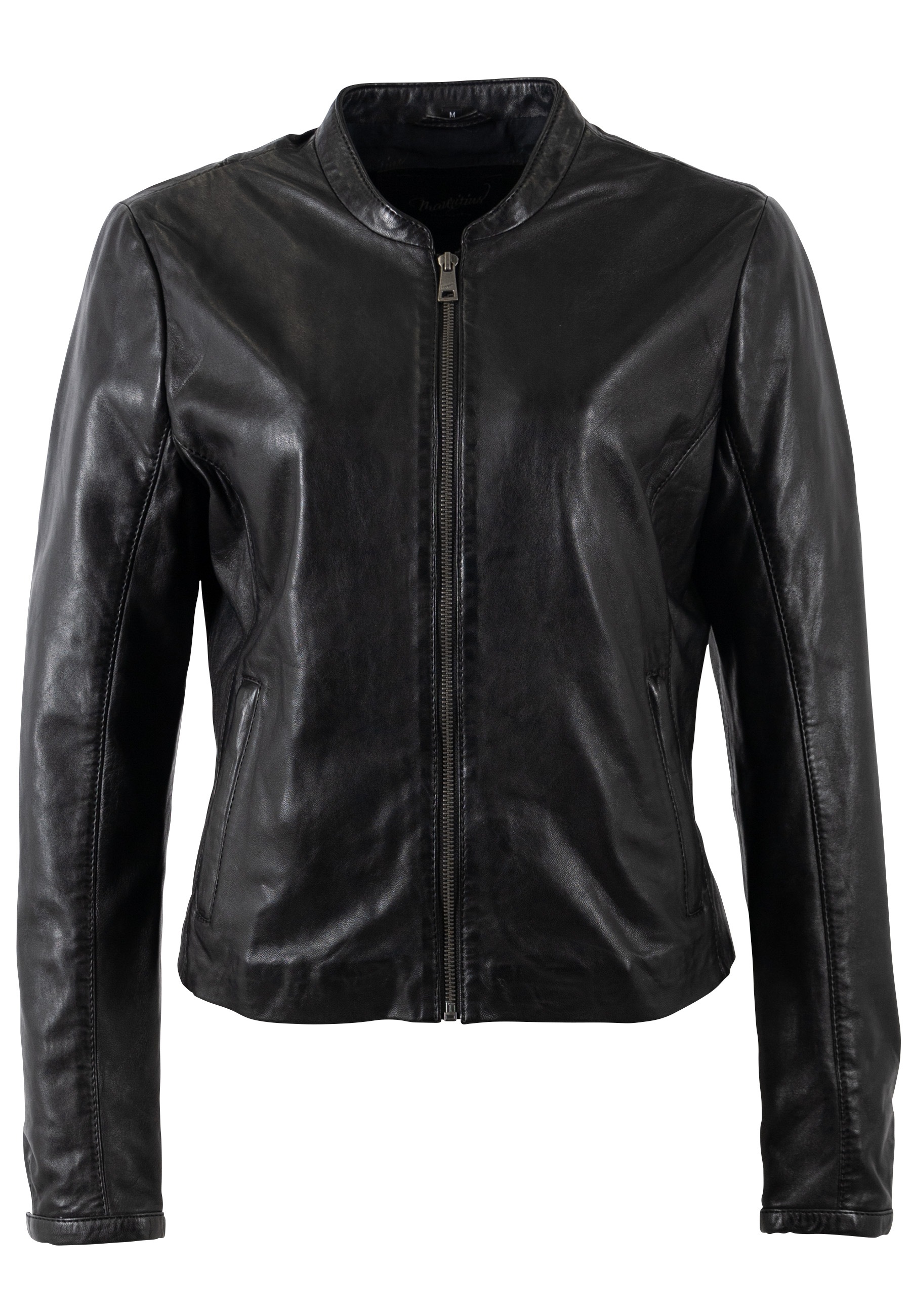 Mauritius Lederjacke "MWLuena" im minimalistischen Design günstig online kaufen