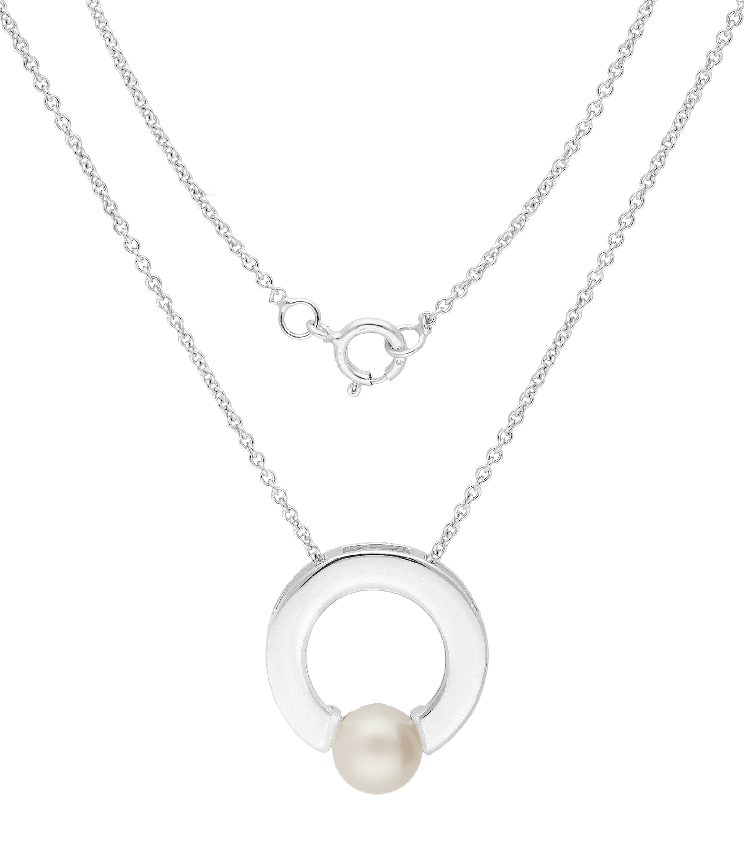 Vivance Kette mit Anhänger »button pearl«