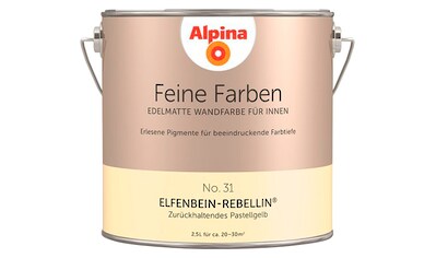 Wand- und Deckenfarbe »Feine Farben No. 31 Elfenbein-Rebellin®«