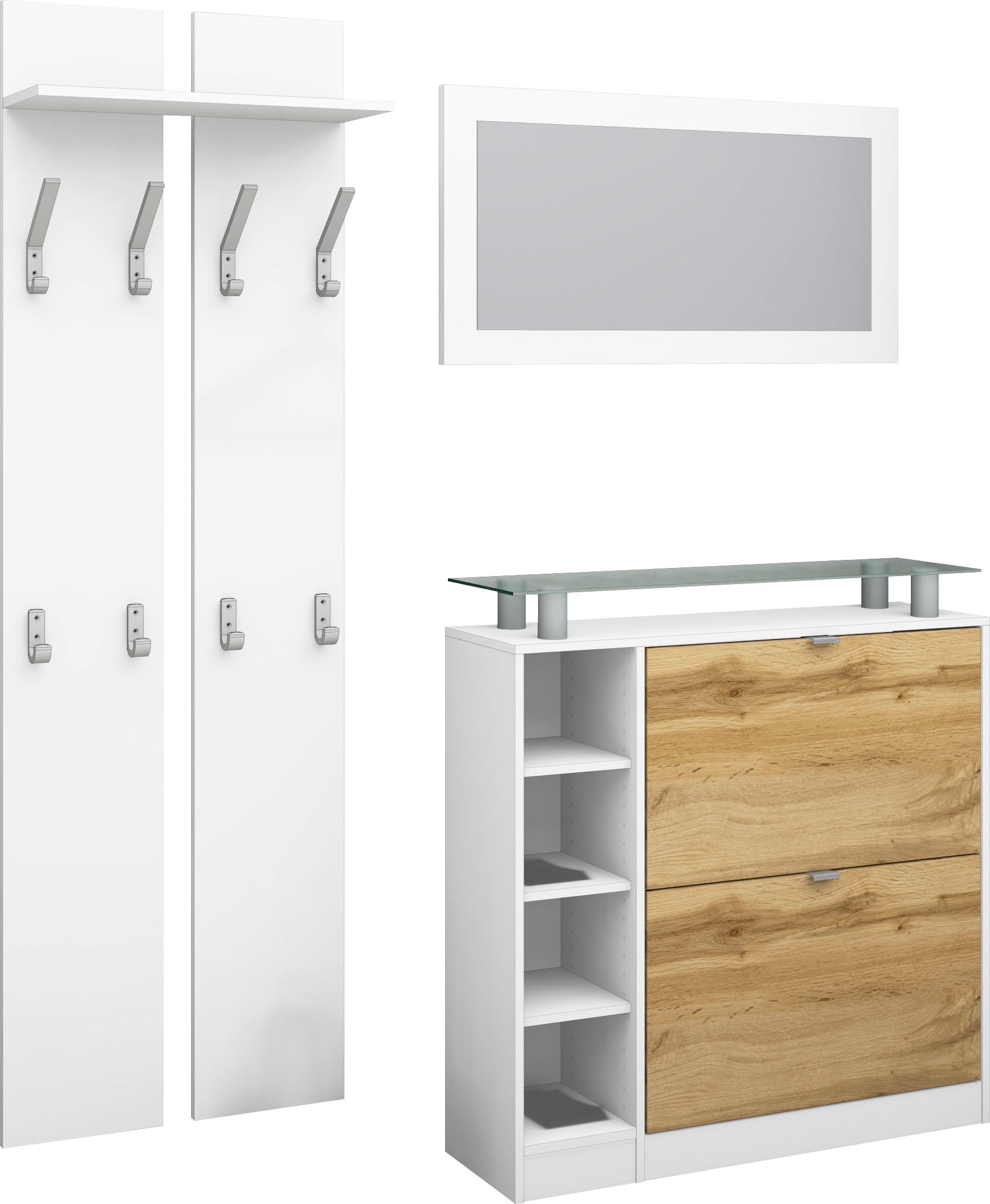 borchardt Möbel Garderoben-Set "Dolly" Set, 3 Stk. tlg. günstig online kaufen