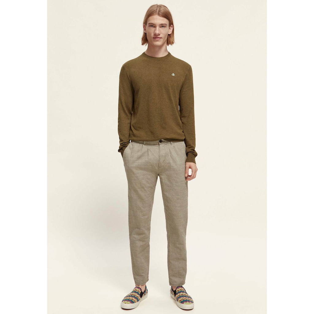 Scotch & Soda Rundhalspullover »Essentials - Ecovero viscose-blend crewneck pullover«