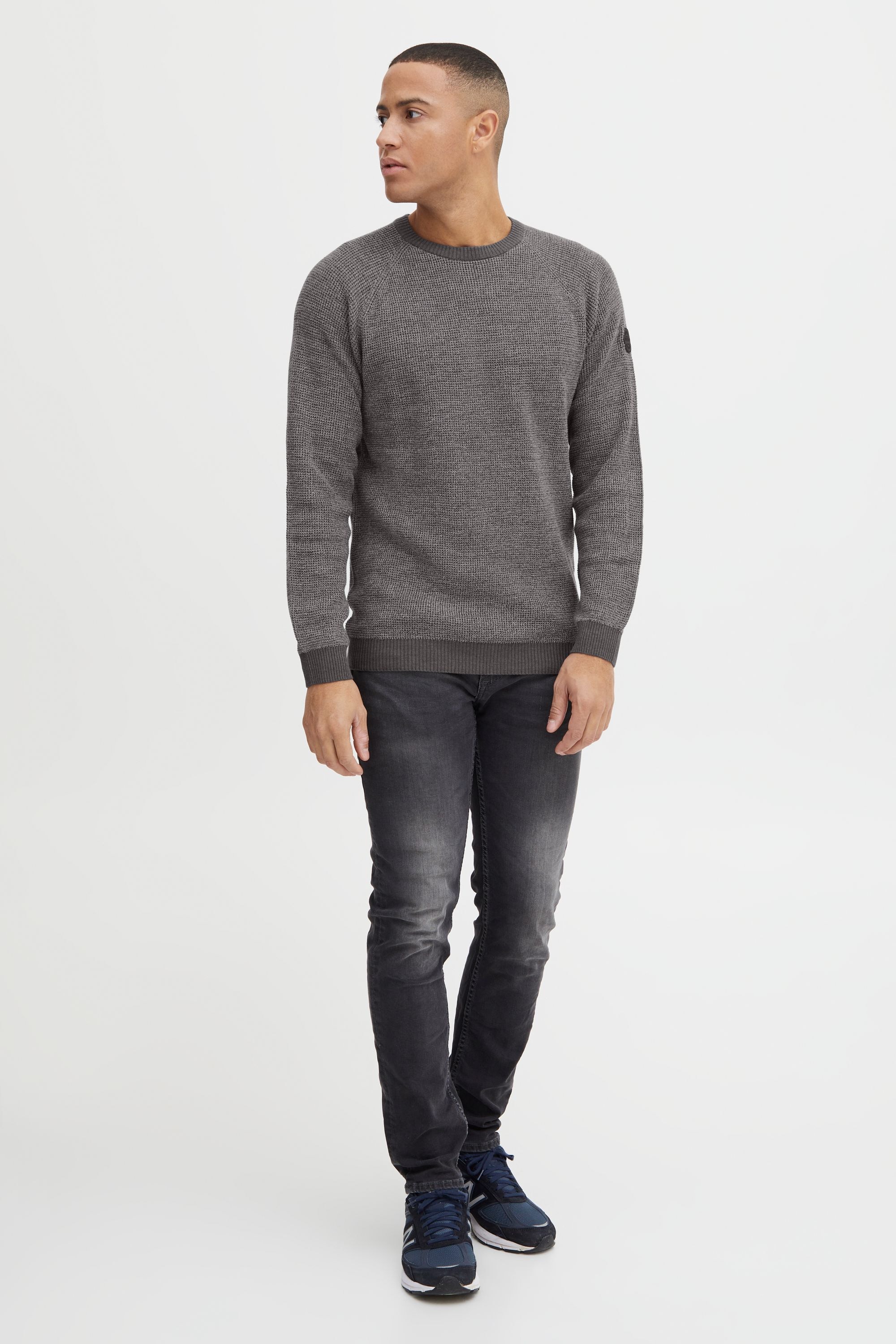 Blend Strickpullover »BHComen« Stilvoller Feinstrick-Pullover mit Rundhalsausschnitt