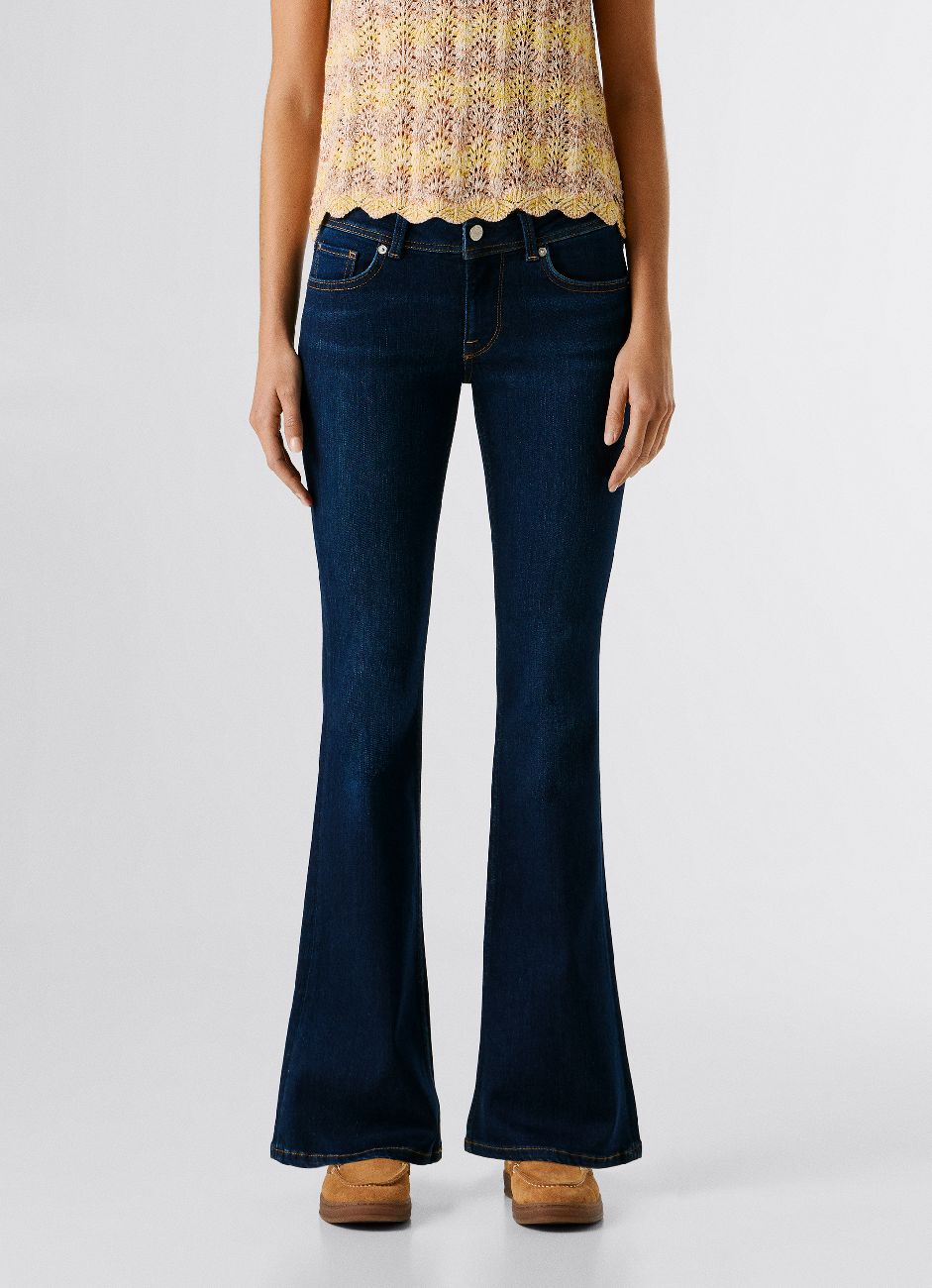 Pepe Jeans Bootcut-Jeans "FLARE LW PIMLICO" mit niedriger Leibhöhe, 5-Pocket-Stil