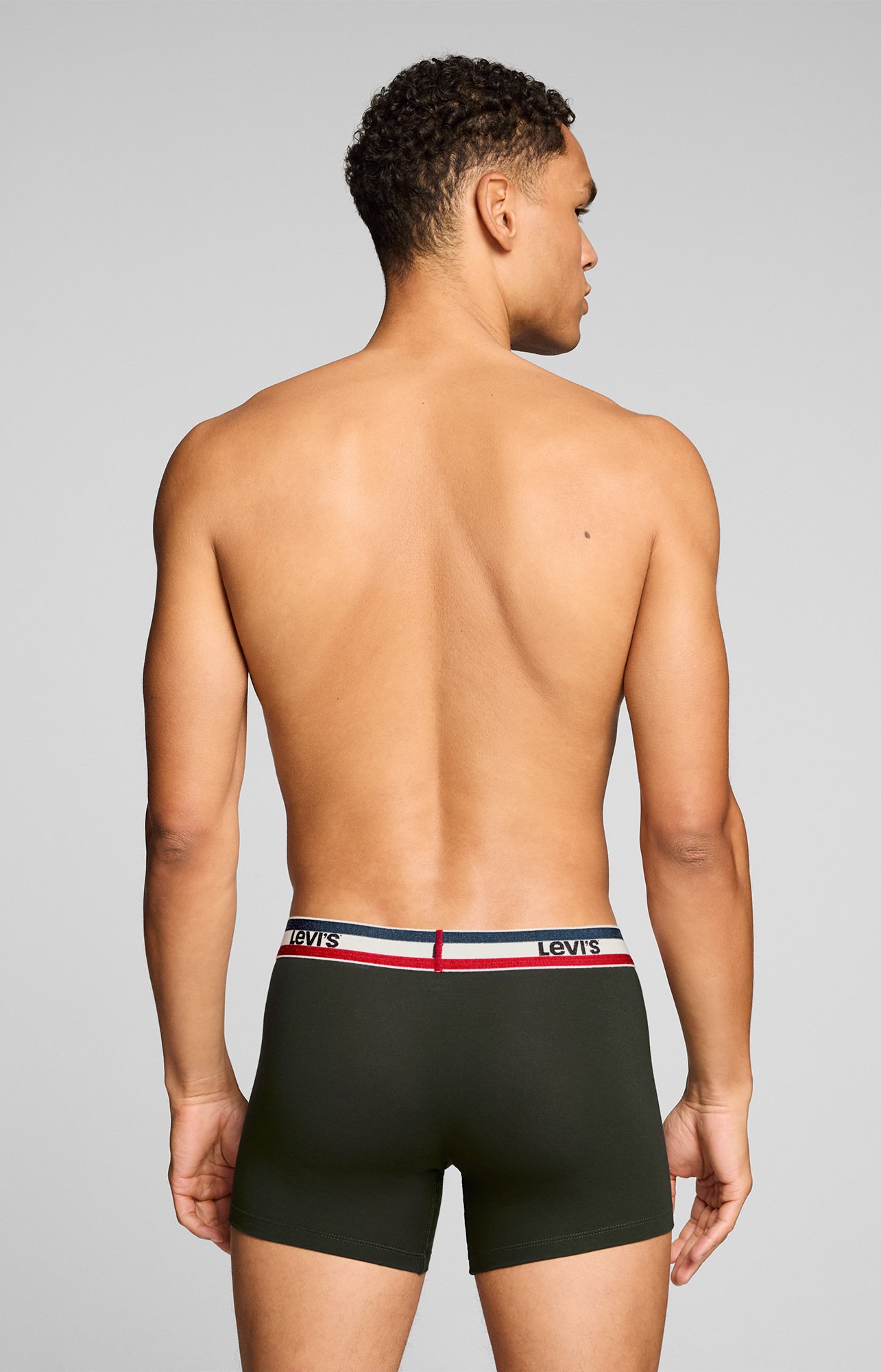 Levi's® Boxershorts »LEVIS MEN REPEAT SPW LOGO BOXER BRIEF« ohne Eingriff, elastischer Logobund, Baumwoll-Mix