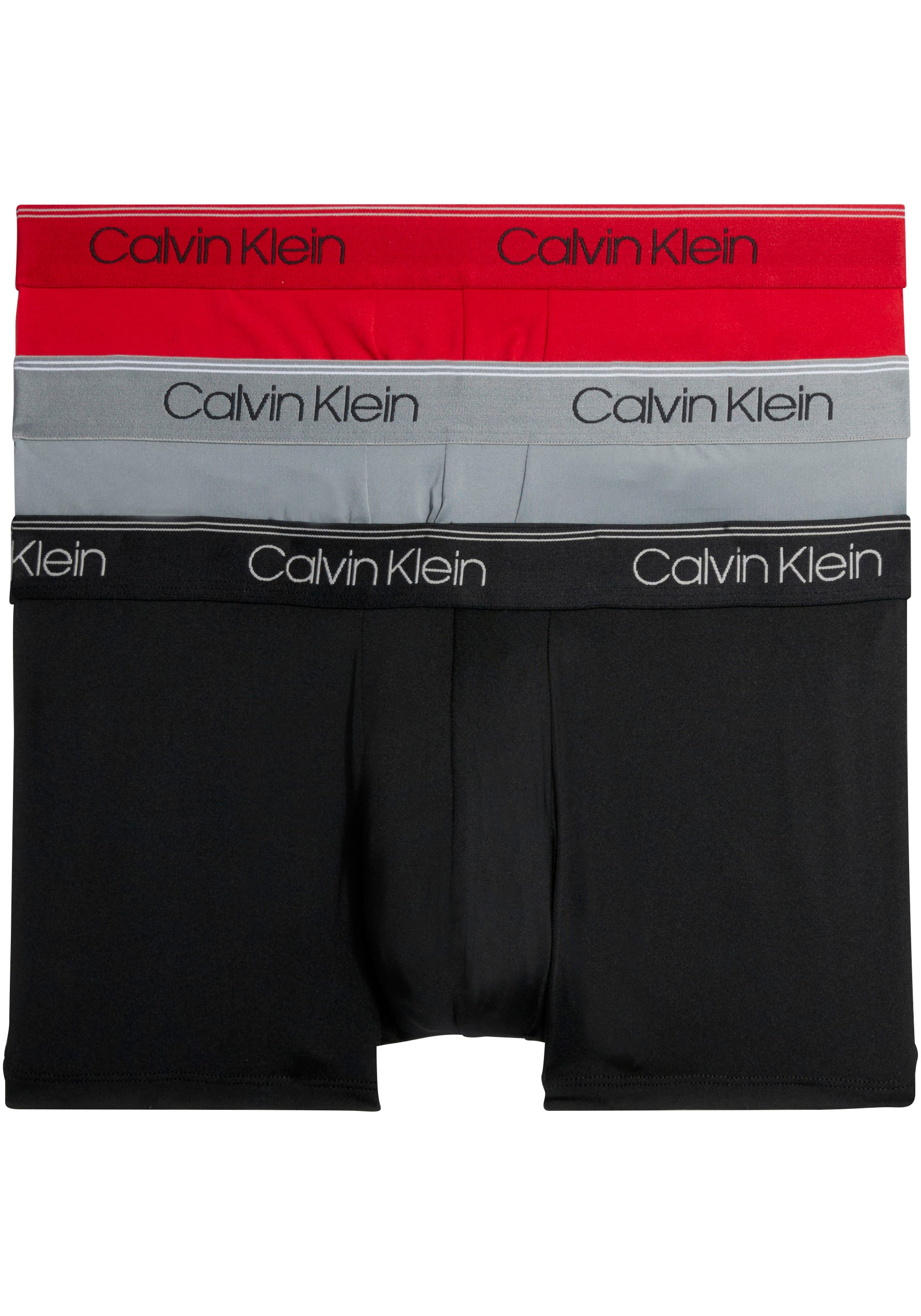 Calvin Klein Underwear Trunk "LOW RISE TRUNK 3PK", (Packung, 3 St., 3er), mit Logo-Stretchbund