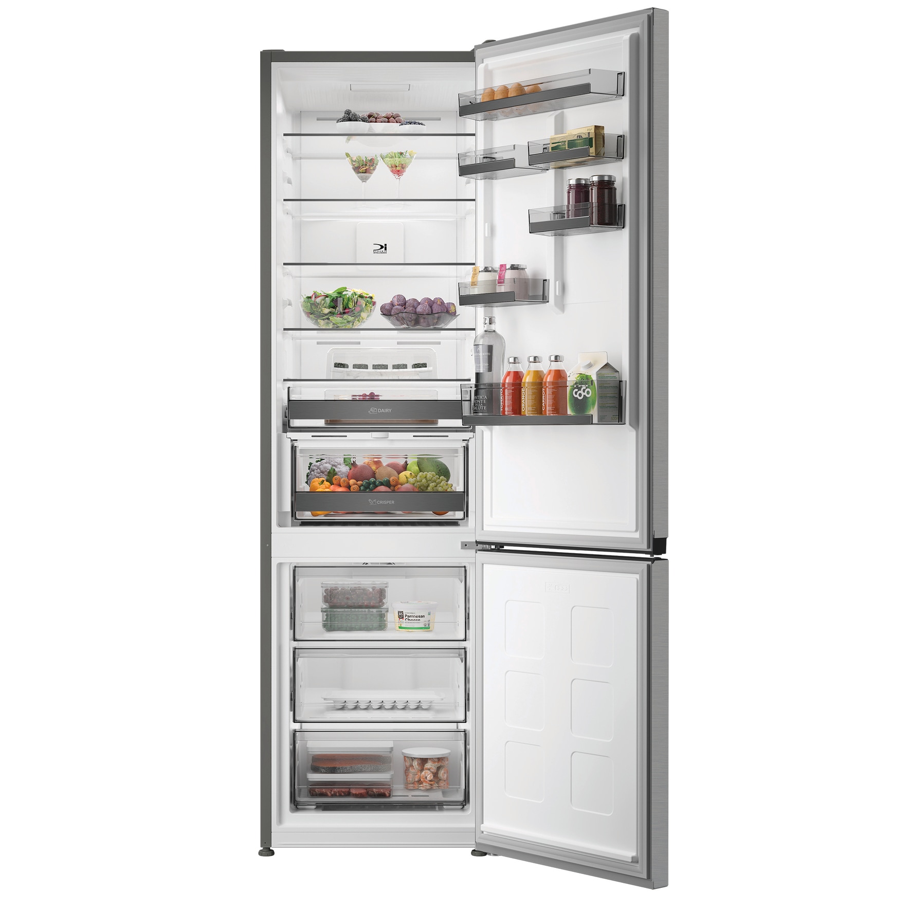 BAUKNECHT Kühl-/Gefrierkombination »KGN ECO 201AM IN« 203,5 cm hoch 59,5 cm breit FreshShield