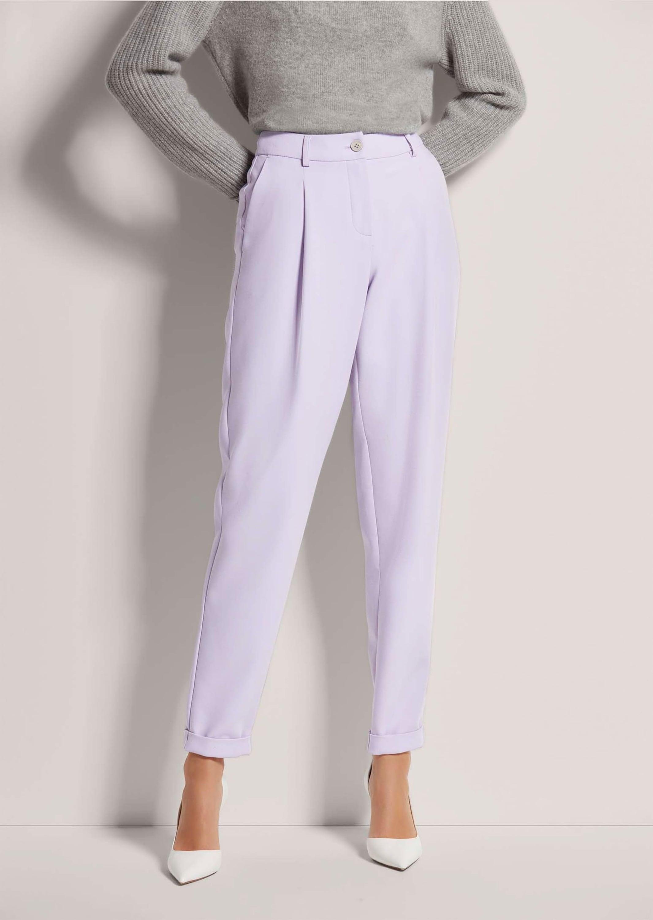 MADELEINE Bundfaltenhose »Hose Bundfaltenhose mit Saumaufschlag«