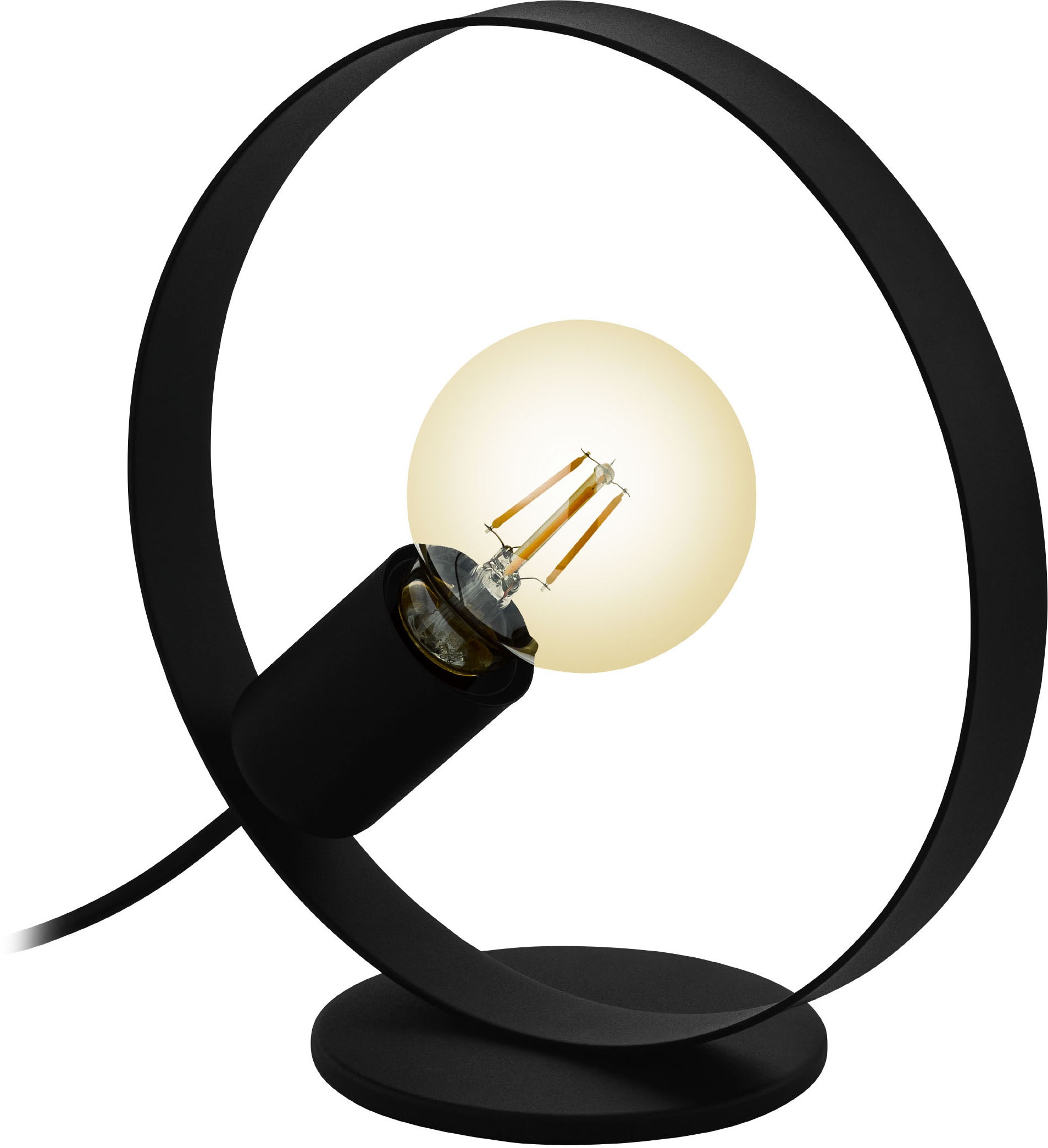 EGLO Tischleuchte »FRIJOLAS«, Leuchtmittel E27 | Leuchtmittel wechselbar-ohne Leuchtmittel, Tischleuchte industrial, Nachttischlampe Wohnzimmerlampe, E27 Fassung
