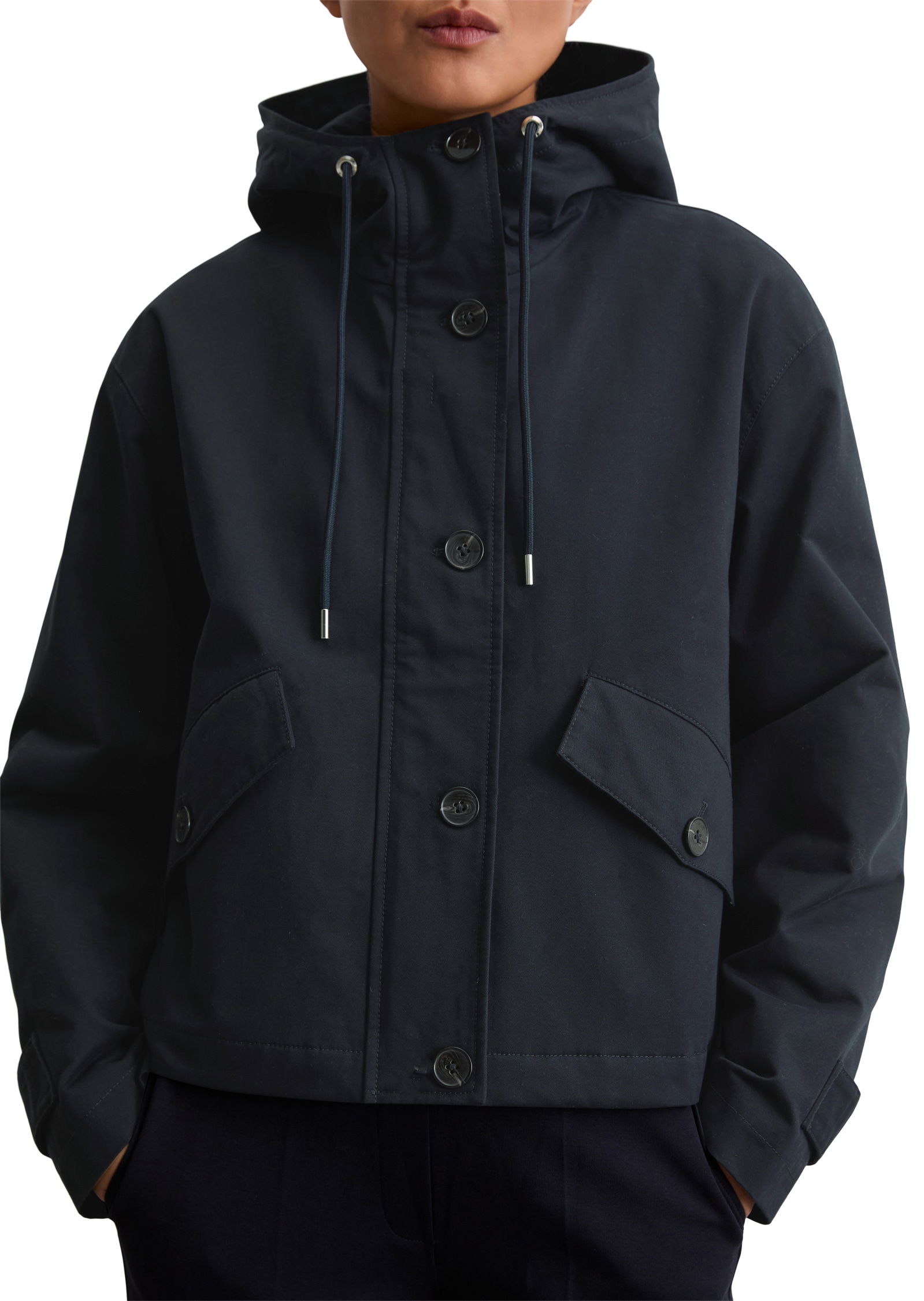 Marc O'Polo Outdoorjacke »aus gepeachtem Baumwoll-Twill«