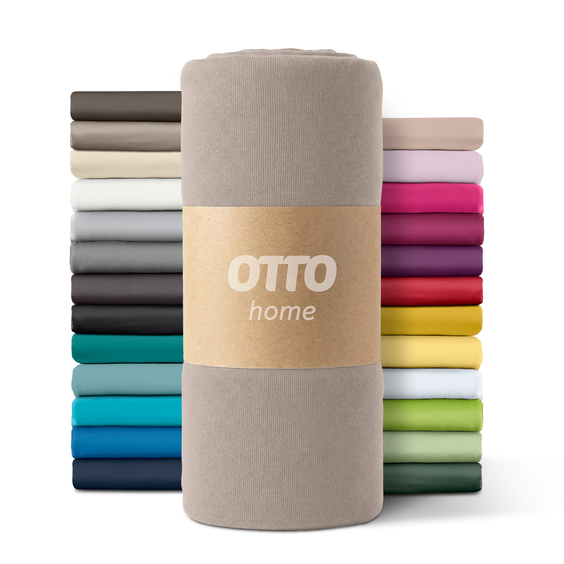 OTTO home Spannbettlaken "PAPRIKA Microfaser-Jersey, pflegeleicht" Bettlaken Laken in Jersey Qualität, schnelltrocknend