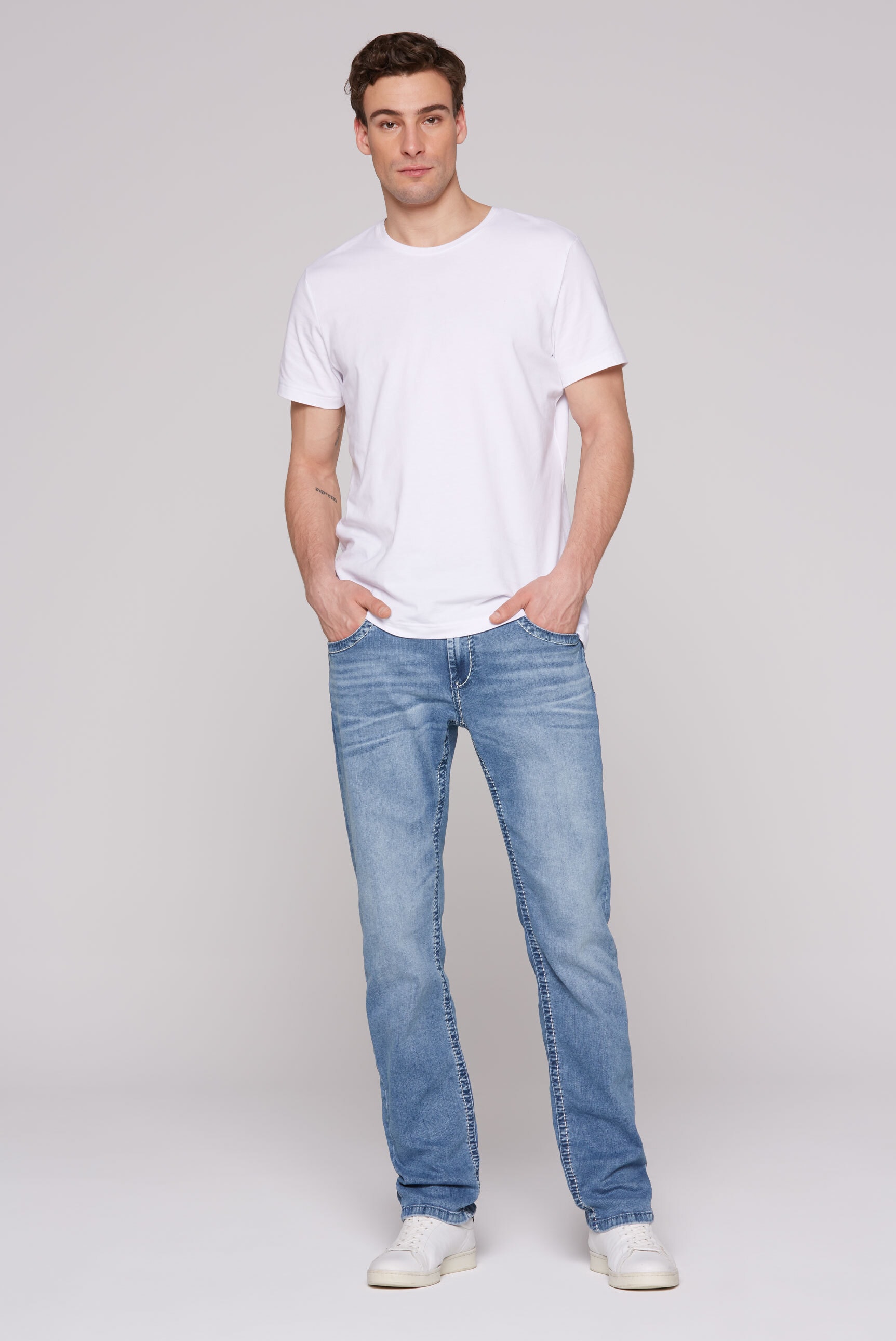 CAMP DAVID Regular-fit-Jeans mit normaler Leibhöhe