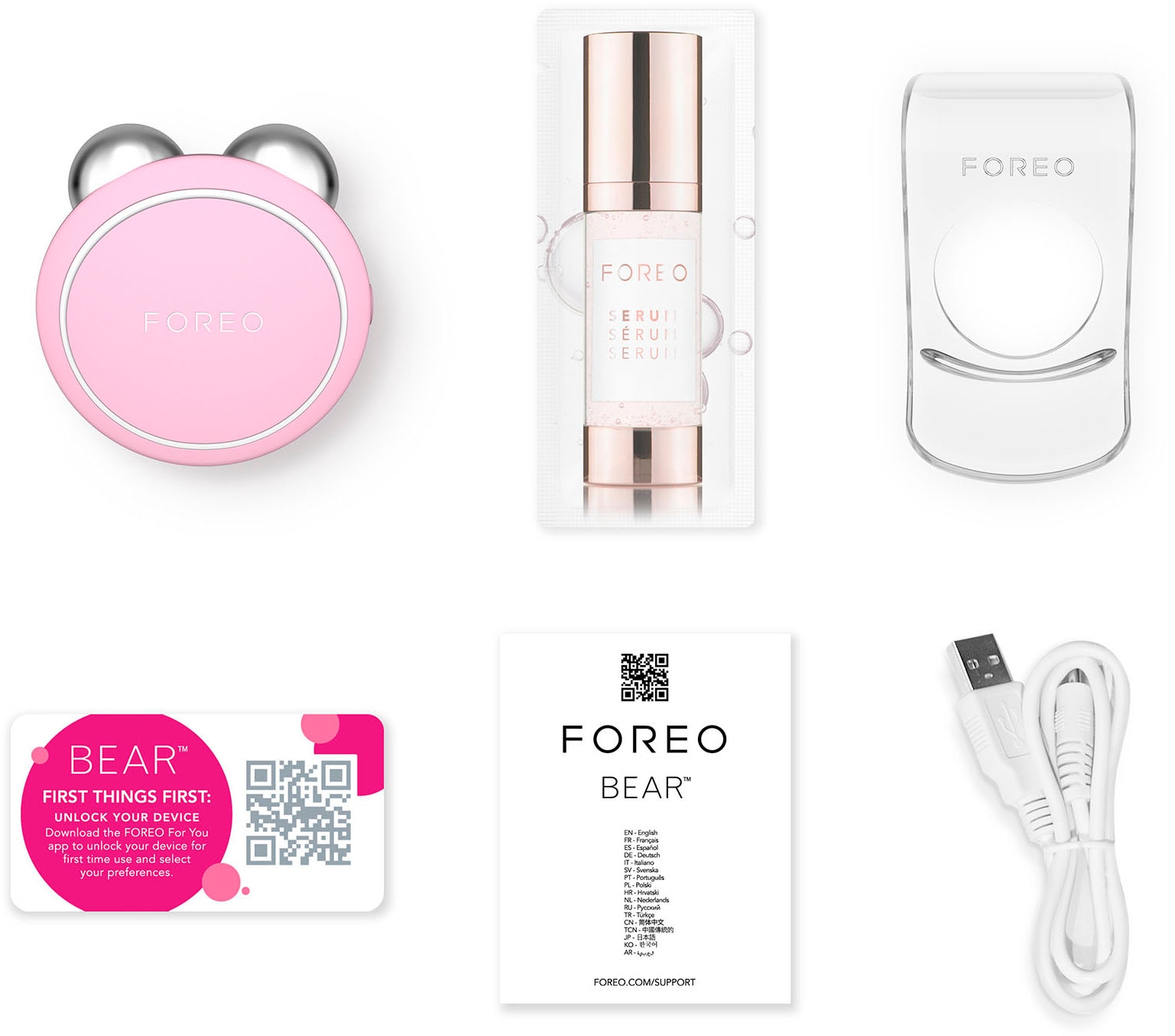 FOREO Anti-Aging-Gerät »BEAR Mini«, Gerät zur Gesichtsstraffung