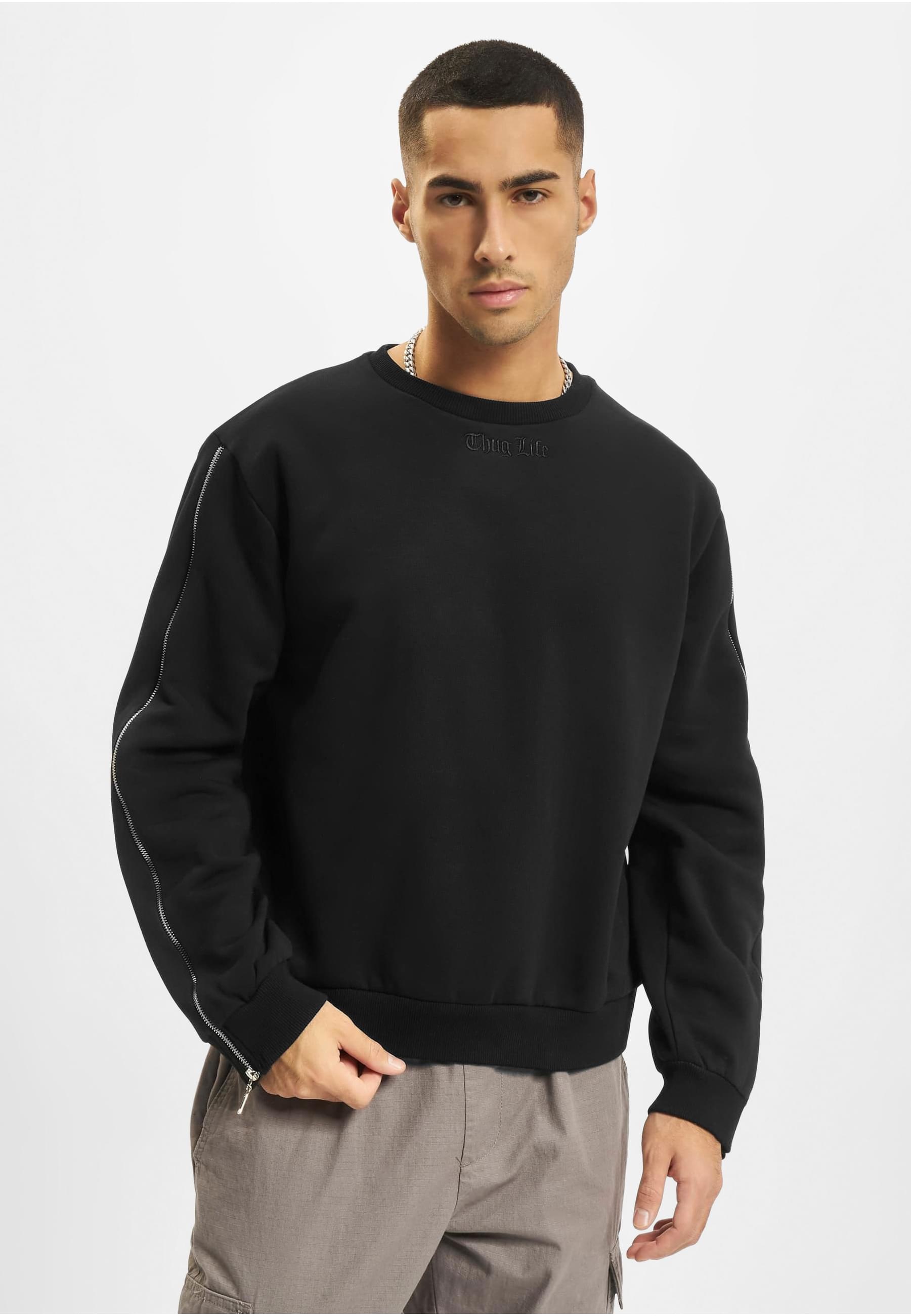 Thug Life Rundhalsshirt »Thug Life Herren Thug Life Anti Pullover«, (1 tlg.)