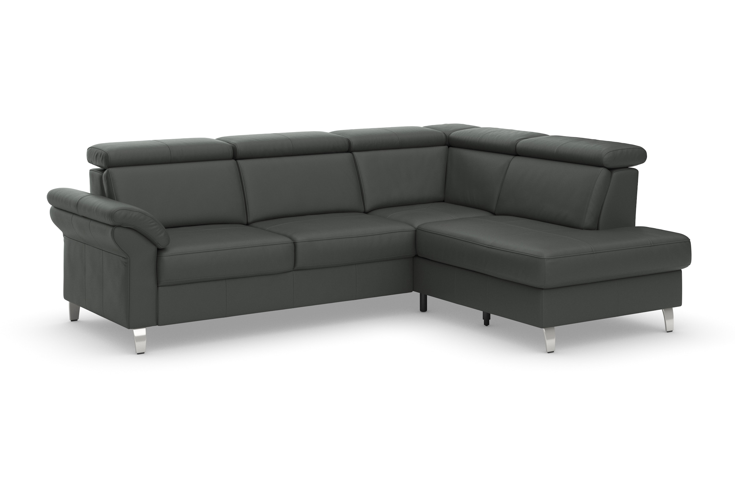 sit&more Ecksofa, inklusive Kopfteilverstellung, wahlweise mit Bettfunktion und Bettkasten