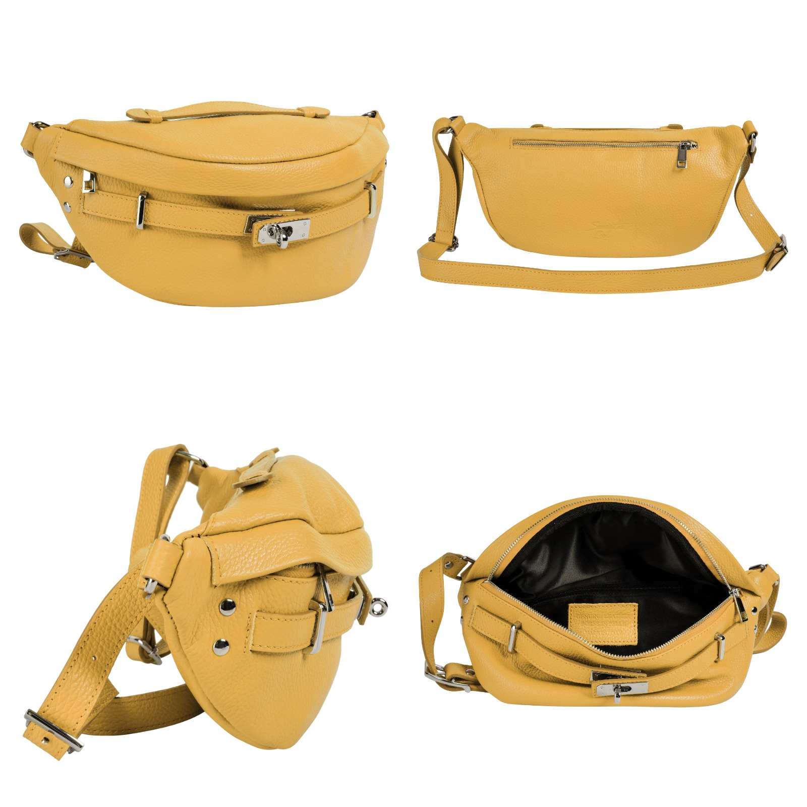 Samantha Look Gürteltasche, echt Leder, Made in Italy