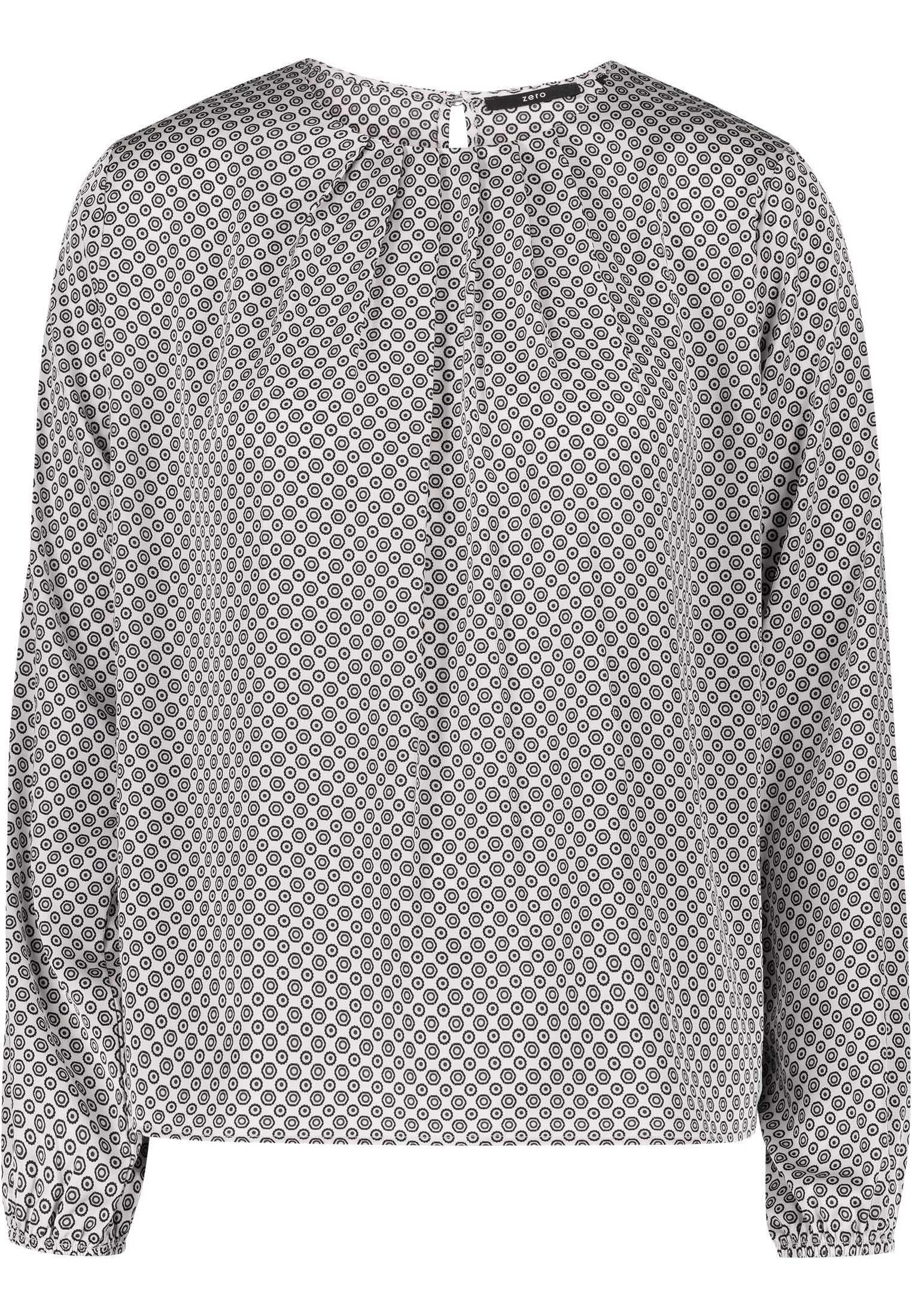 Zero Satinbluse »zero Satinbluse mit Print«