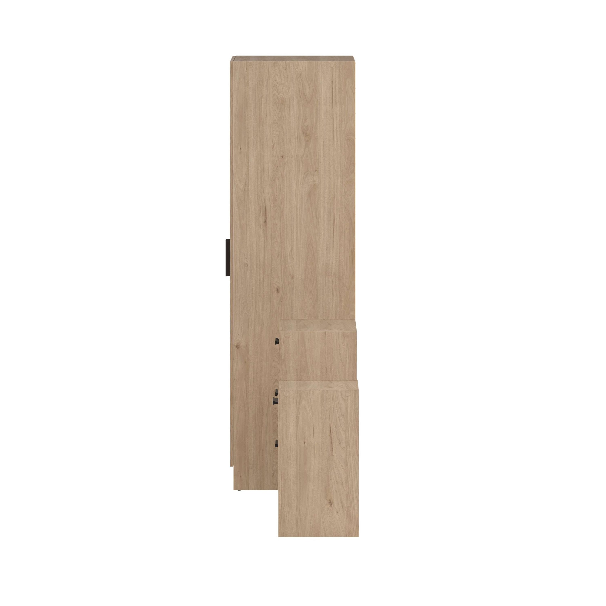 INOSIGN Schlafzimmer-Set »Escape, für Schlafzimmer, Jugendzimmer, aufbewahrung, Nordischer Stil«, (Set, 3 tlg.), (Set, 3-tlg), bestehend aus Kleiderschrank, Kommode & Nachttisch