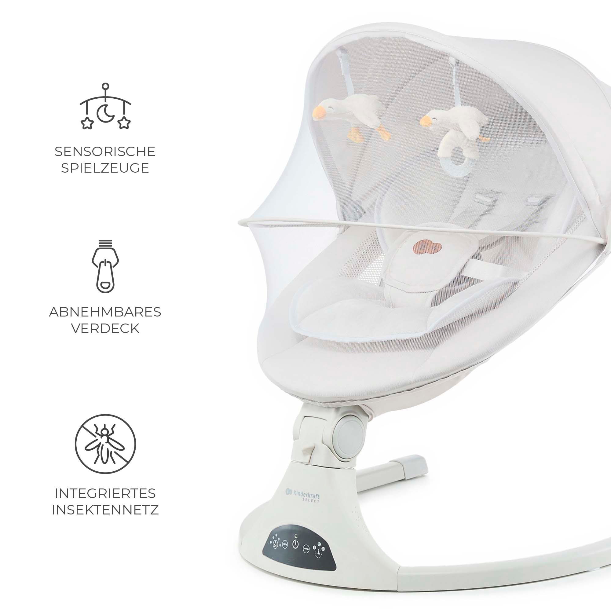 Kinderkraft Babywippe »TULSY« mit Soundeffekt