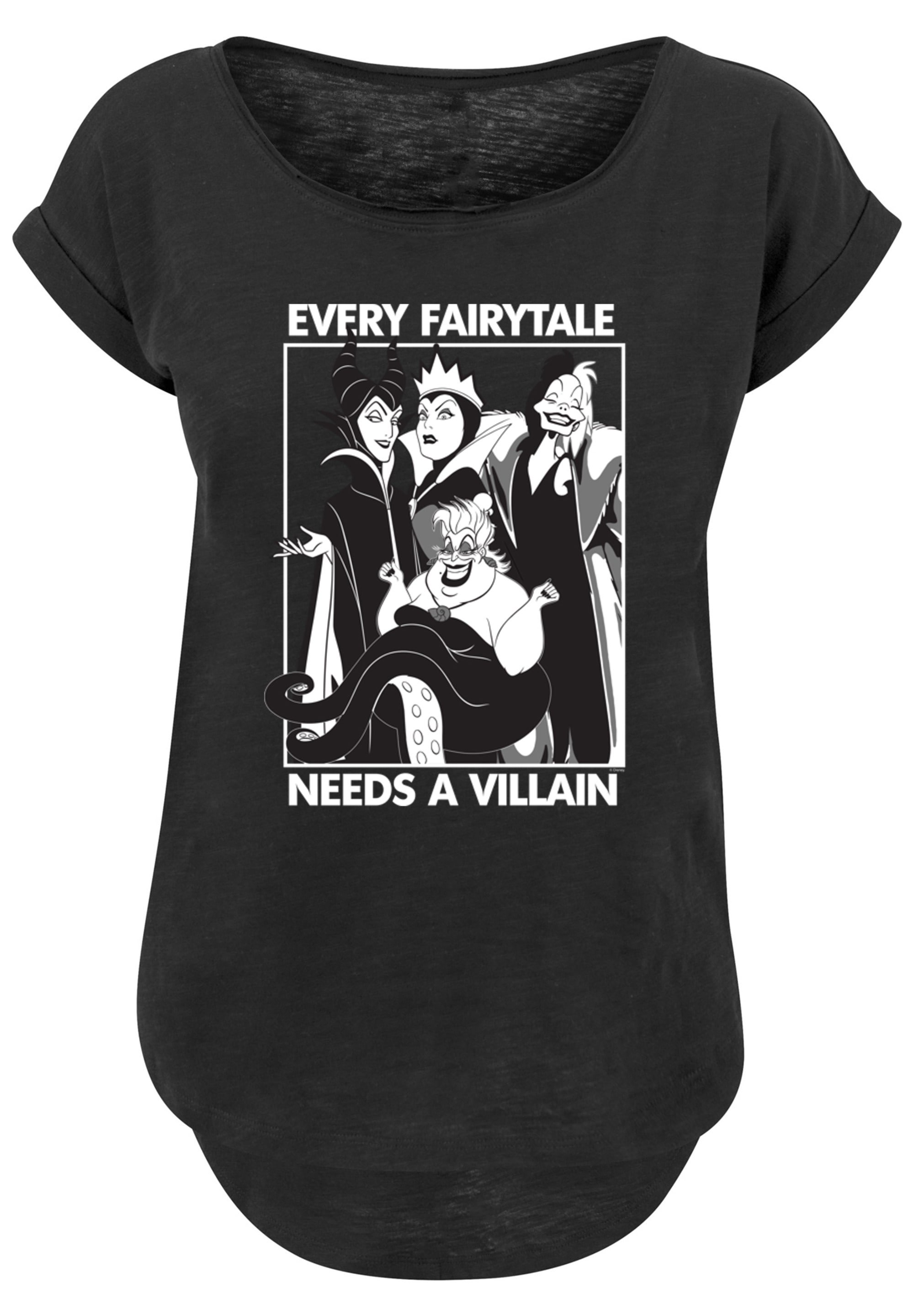 F4NT4STIC T-Shirt »Every Fairy Tale Needs A Villain«, Print für kaufen |  BAUR