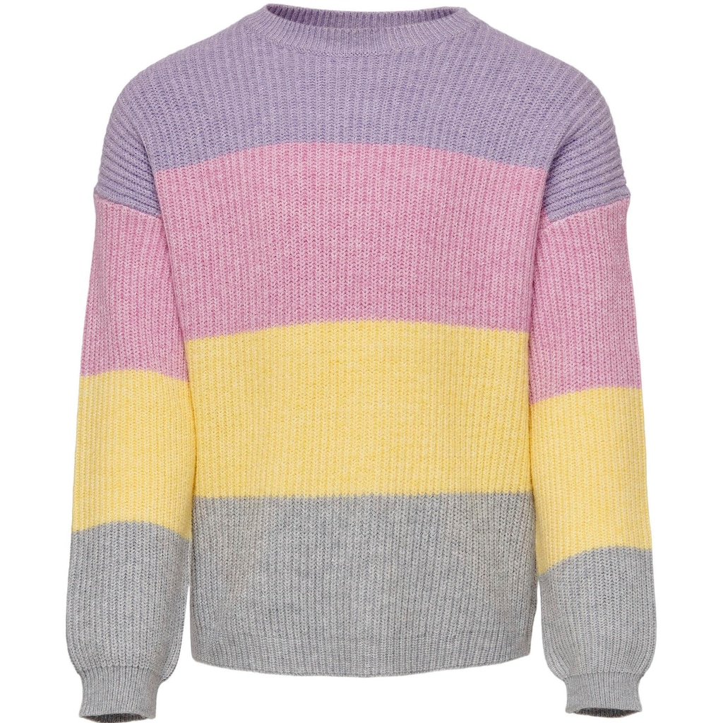 KIDS ONLY Strickpullover »KOGSANDY L/S STRIPE PULLOVER«