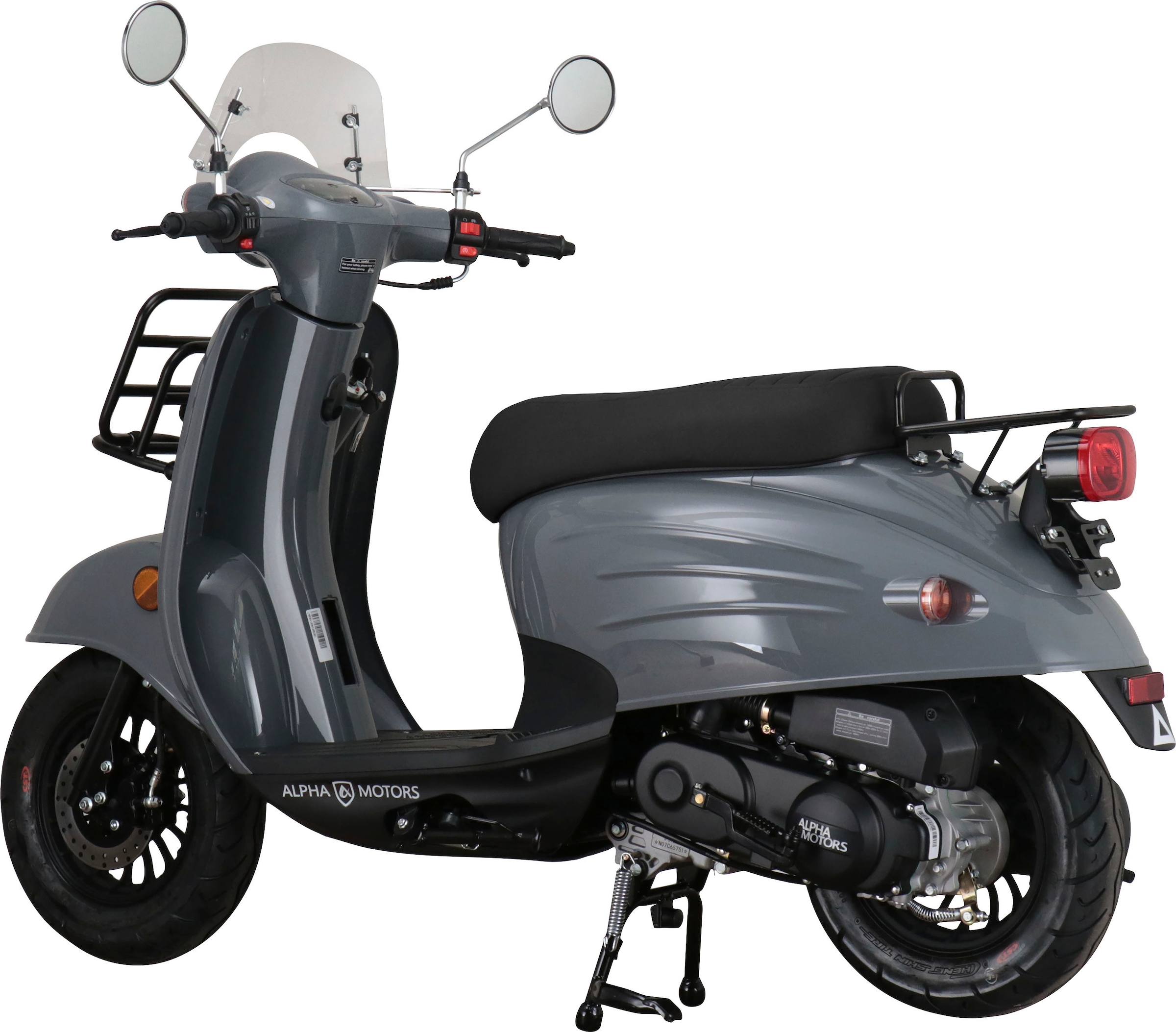 Alpha Motors Mofaroller »Adria«, 50 cm³, 25 km/h, Euro 5, 2,72 PS, (inkl. Windschild), mit Lenkerschloss und Windschild