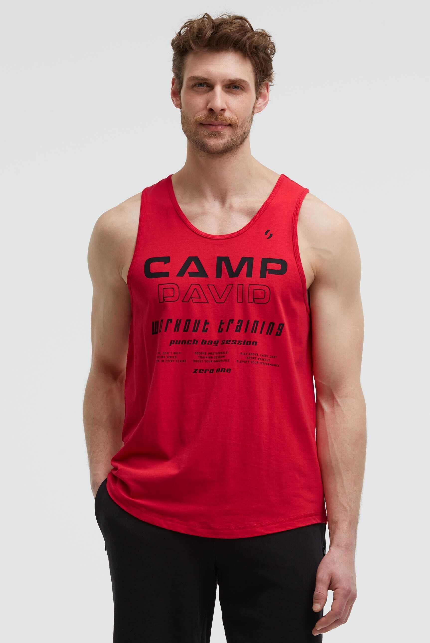 CAMP DAVID Tanktop aus Baumwolle