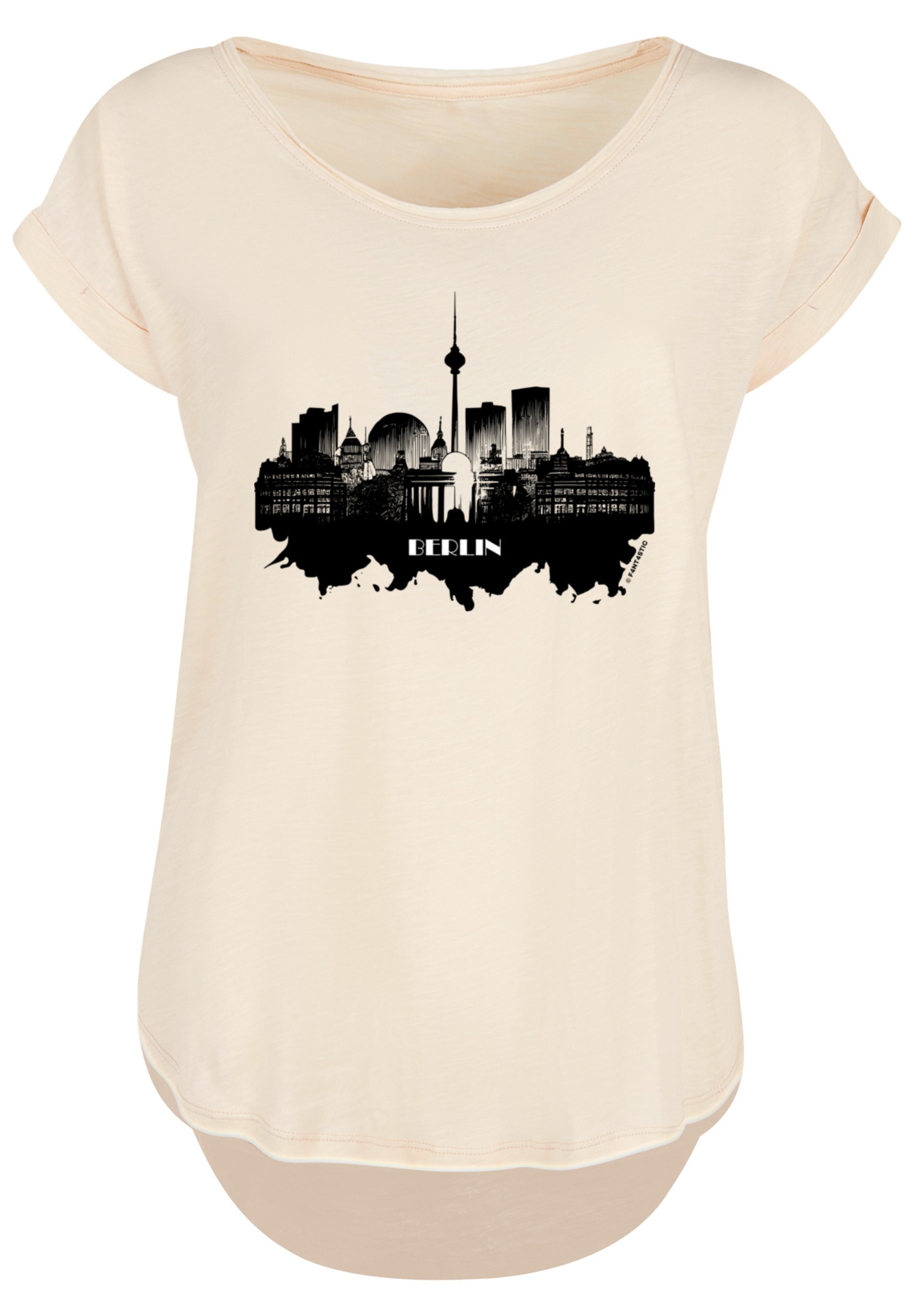 F4NT4STIC T-Shirt »Cities Collection - Berlin skyline«, Print