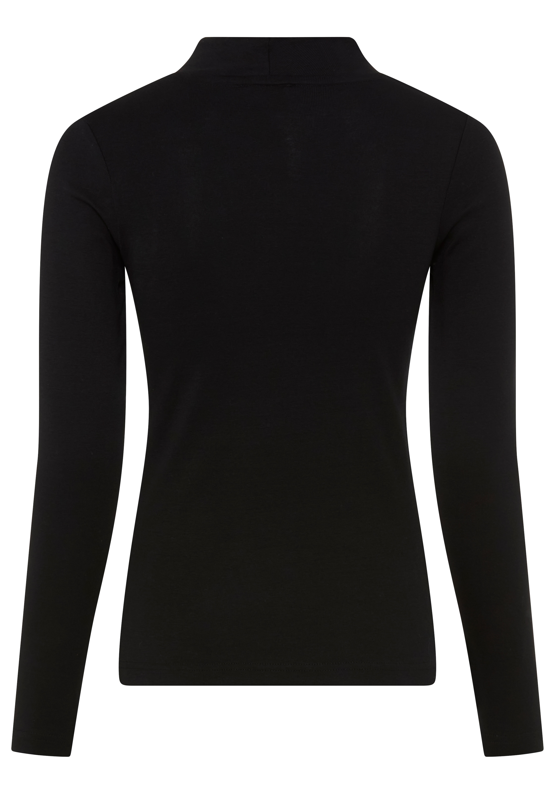 KangaROOS Longsleeve Langarm,  sehr figurbetont,  unifarben,  Stehkragen
