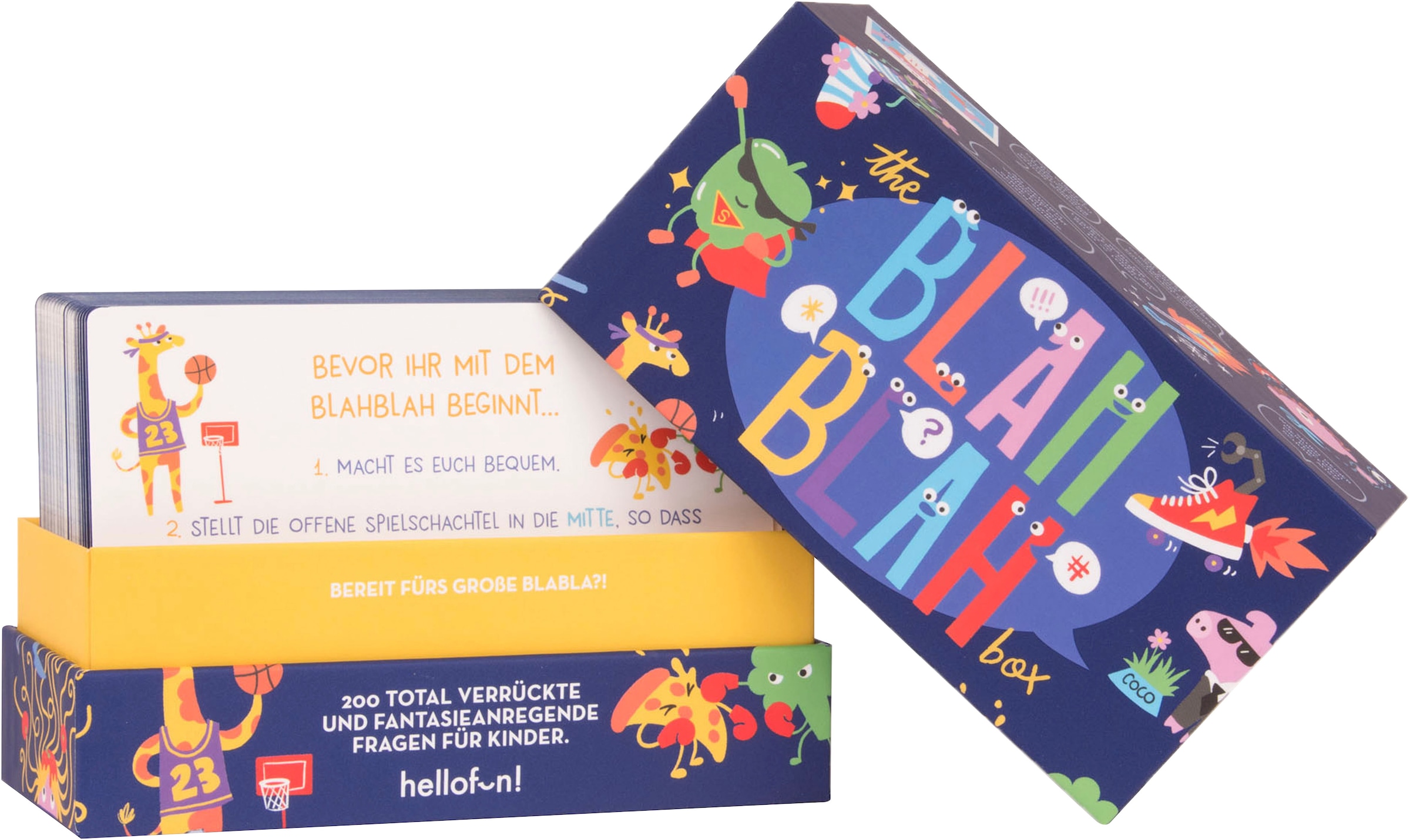 hellofun! Spiel »The Blah Blah Box«