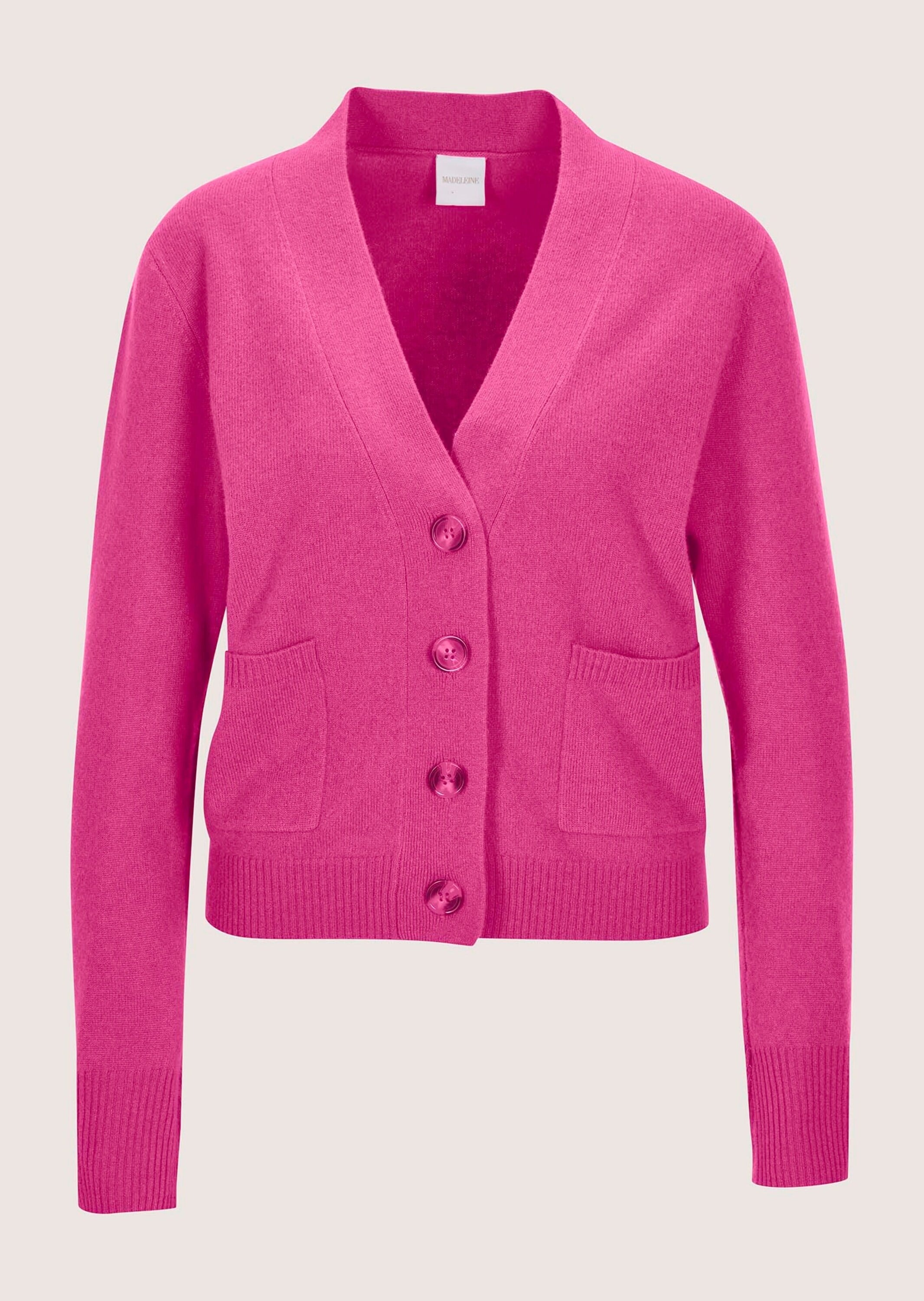 MADELEINE Strickjacke "Cardigan Elegante Kaschmirjacke mit V-Ausschnitt" günstig online kaufen