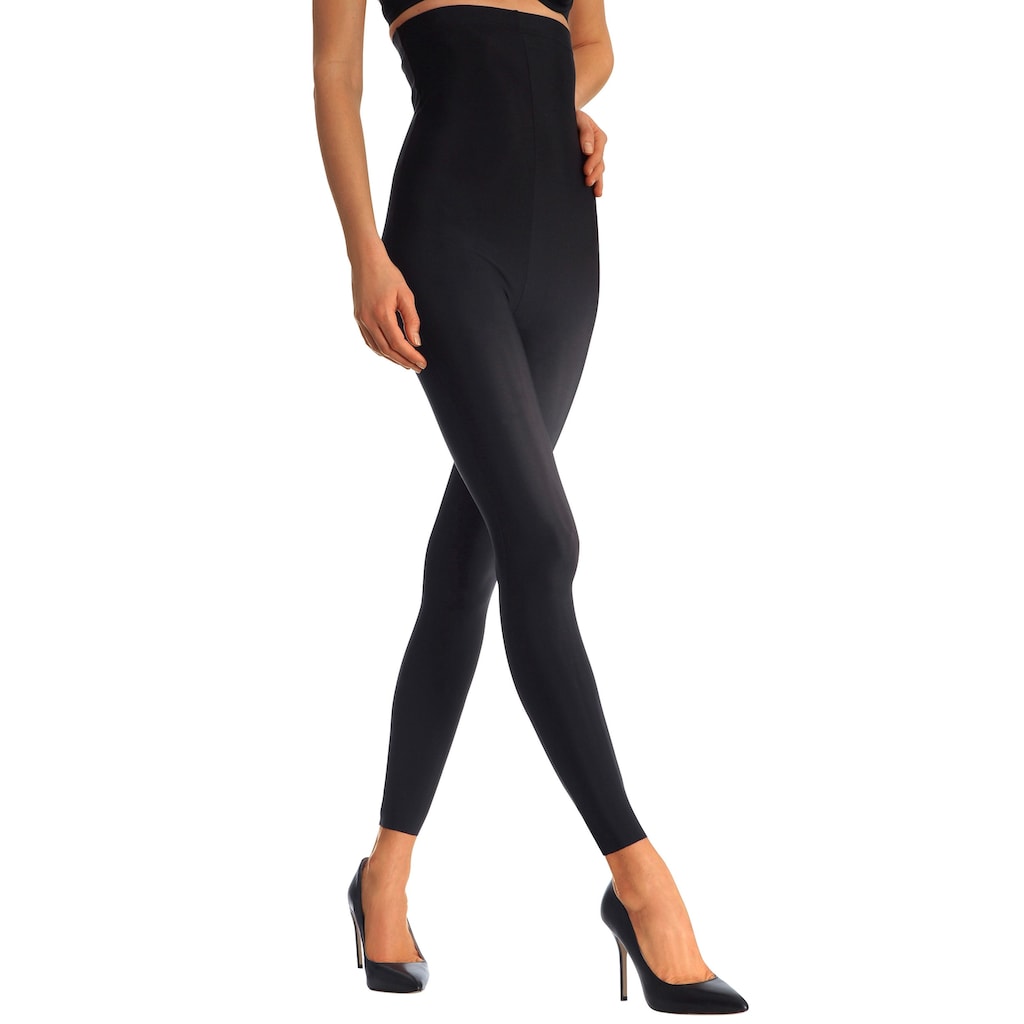 LASCANA Highwaist Leggings, mit leichtem Shaping Effekt, Loungewear