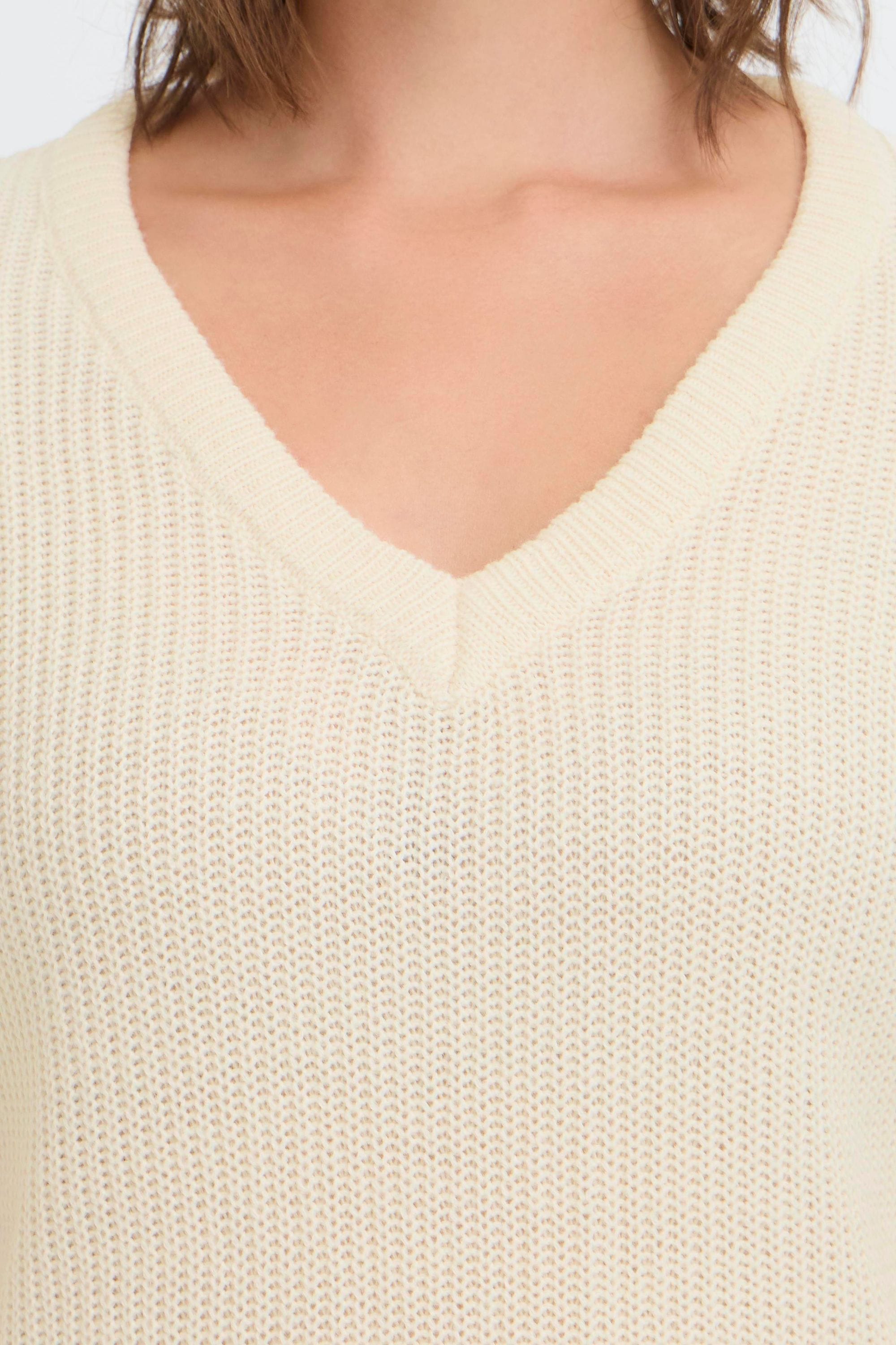 OXMO Strickfleece-Pullover »Strickpullover OXISANDIE LS«