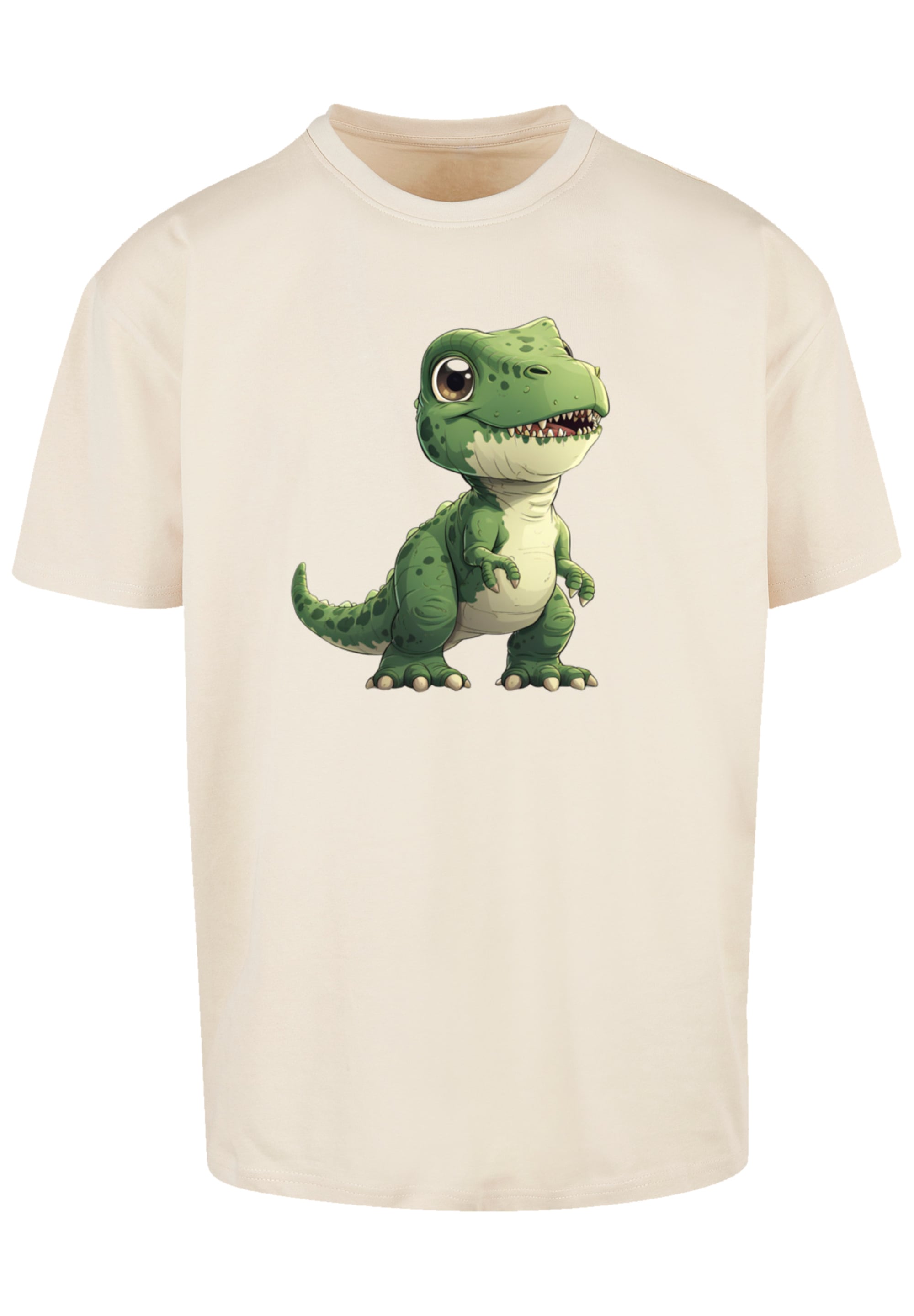 F4NT4STIC T-Shirt »Süßer grüner Dino«, Premium Qualität
