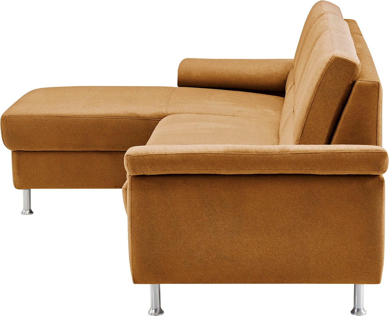 CALIZZA INTERIORS Ecksofa »Onyx L-Form«, Recamiere links oder rechts, wahlweise mit Bettfunktion, Breite 270 cm