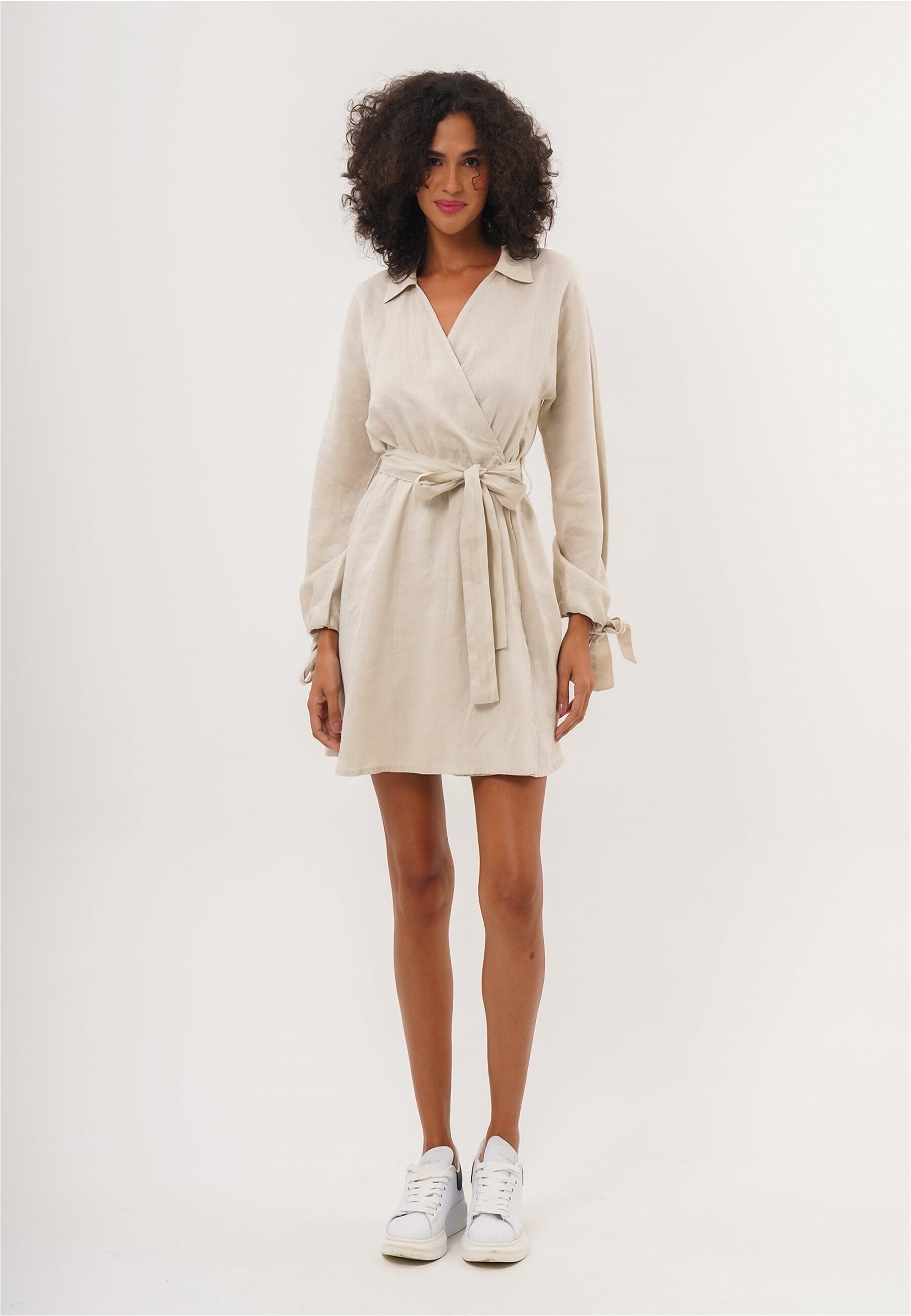freshlions Jerseykleid »Joana«, in Wickeloptik
