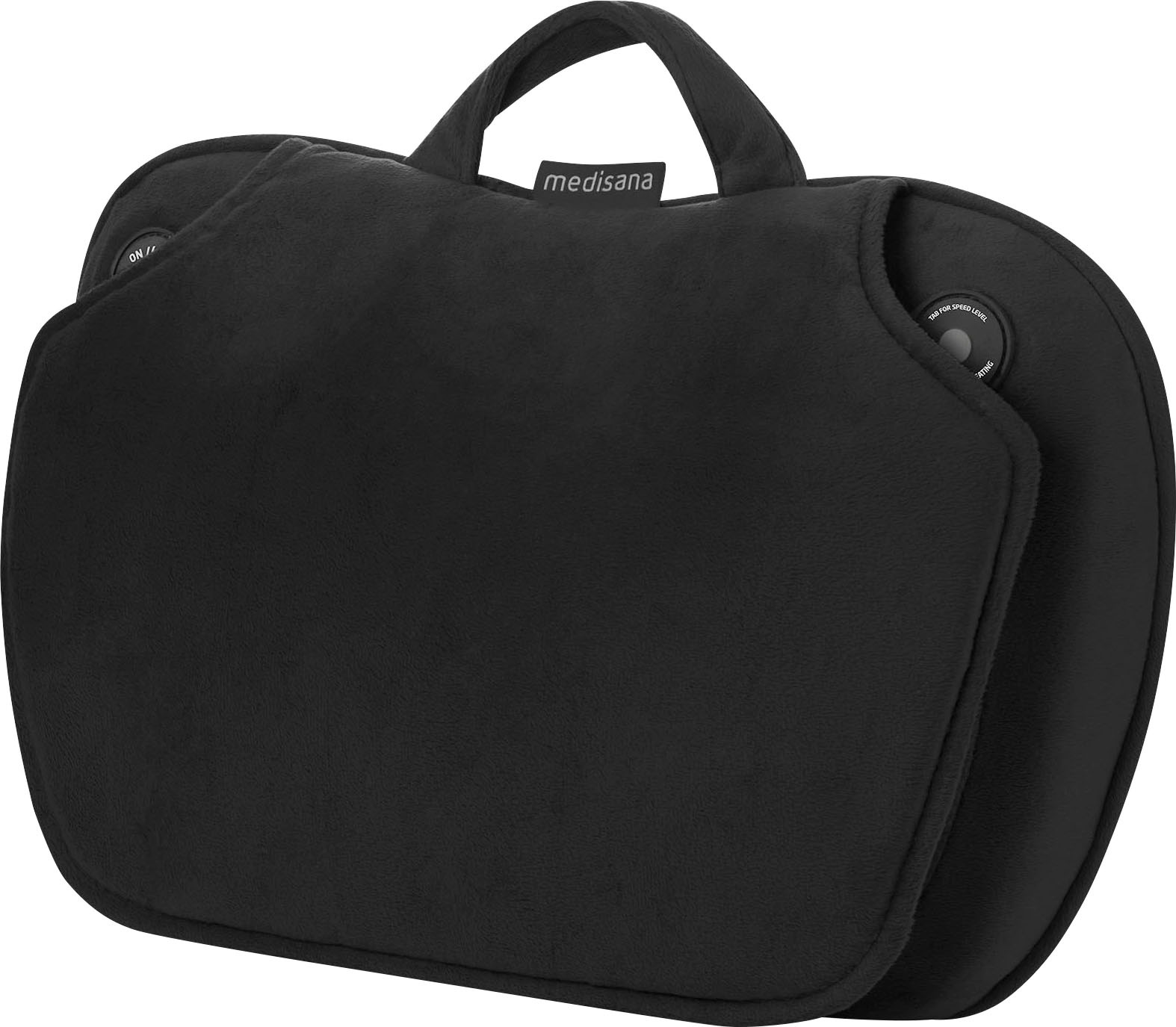 MEDISANA Shiatsu-Massagekissen "MC 850", schwarz, B:10,4cm H:22,4cm T:34,3cm, Massagegeräte, Shiatsu-Massage für Schulter, Rücken, Beine und Nacken,