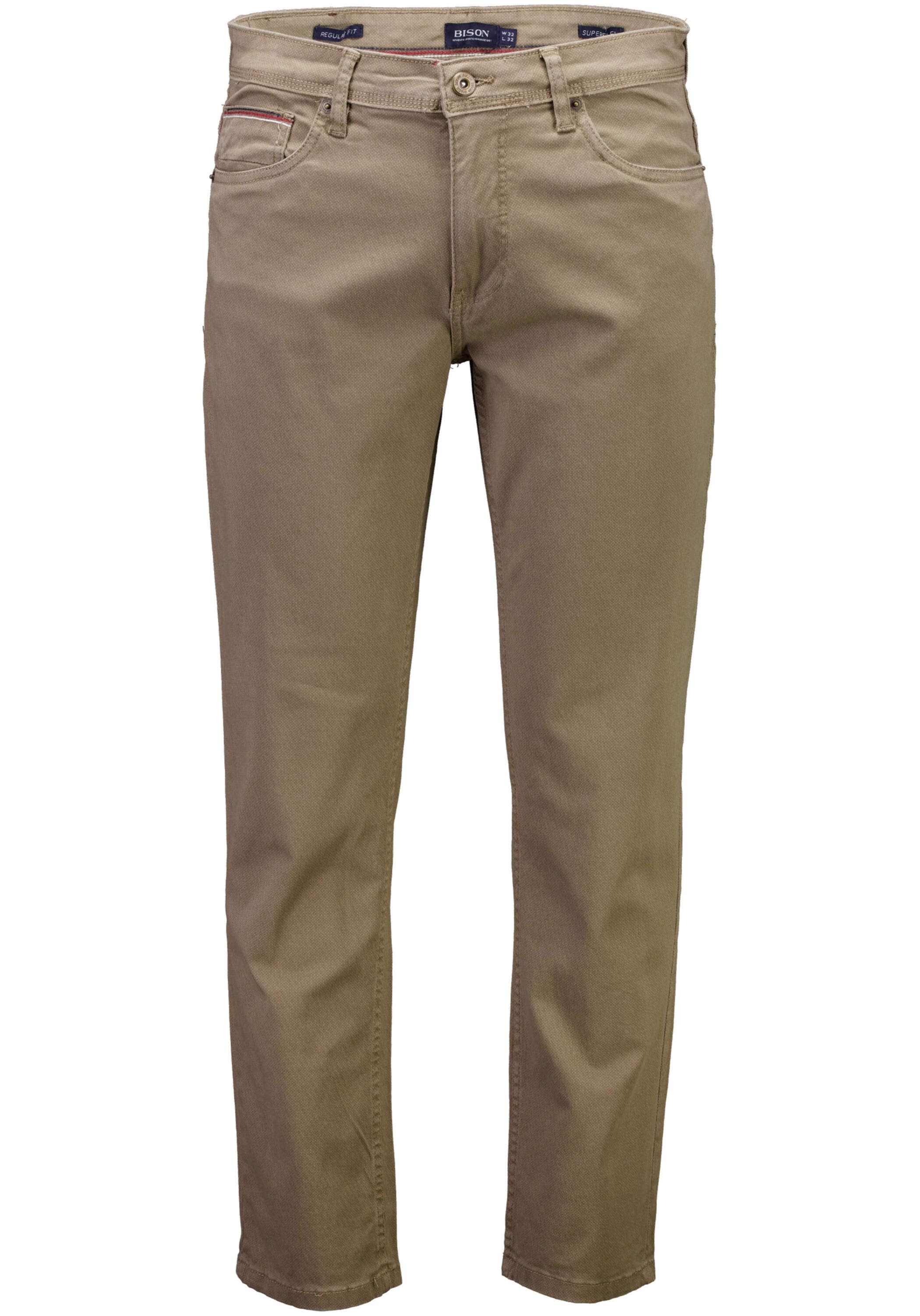 BISON 5-Pocket-Hose "BISON 5-Pocket Hosen" günstig online kaufen