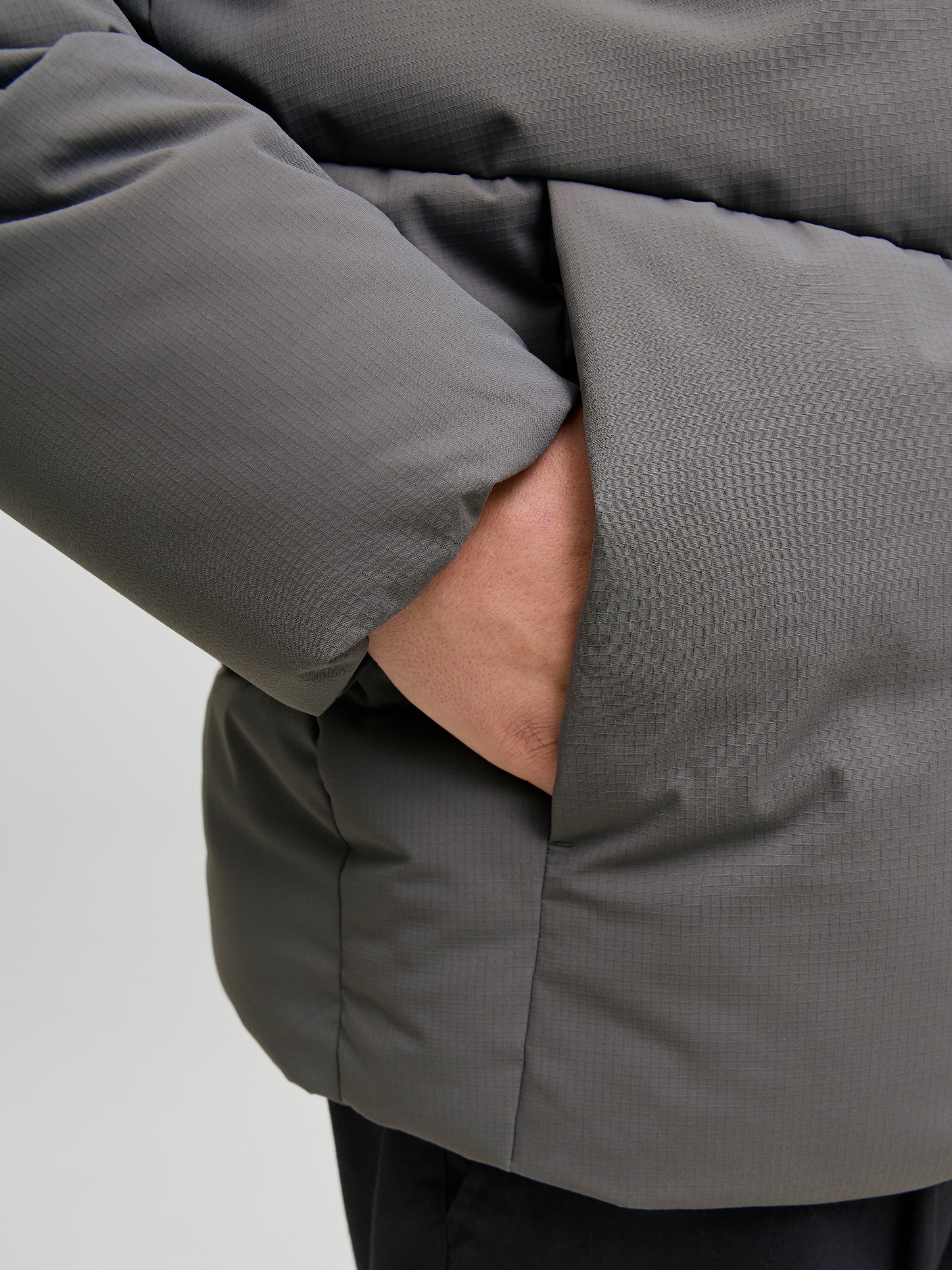 Jack & Jones PlusSize Steppjacke »JJGLOBAL PUFFER JACKET PLS« mit Kapuze