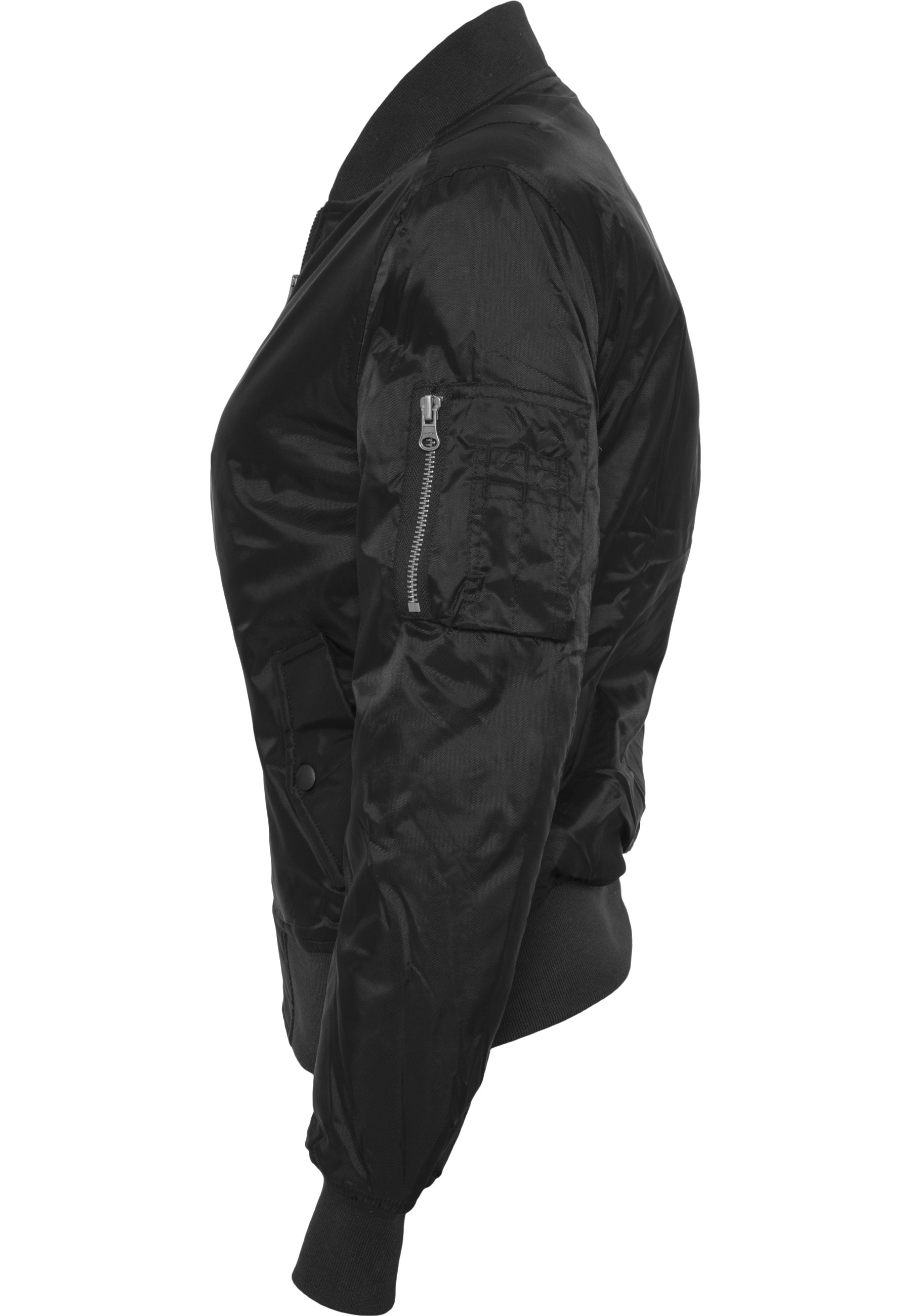 URBAN CLASSICS Allwetterjacke »Urban Classics Damen Ladies Basic Bomber Jacket« 1 Stk. tlg. ohne Kapuze