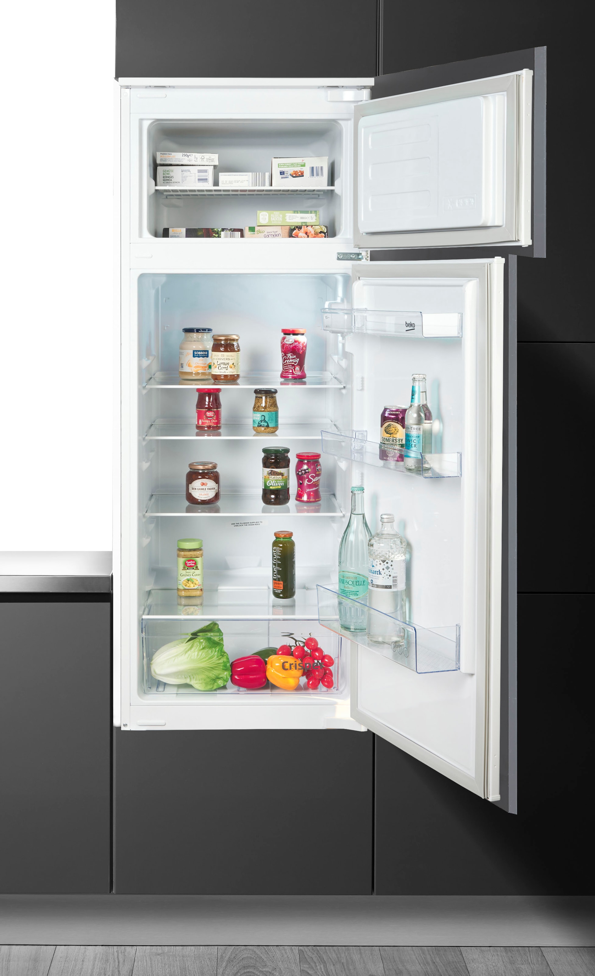 BEKO Einbaukühlgefrierkombination "BDSA250K4SN 7521620017" 144,8 cm hoch 54 günstig online kaufen