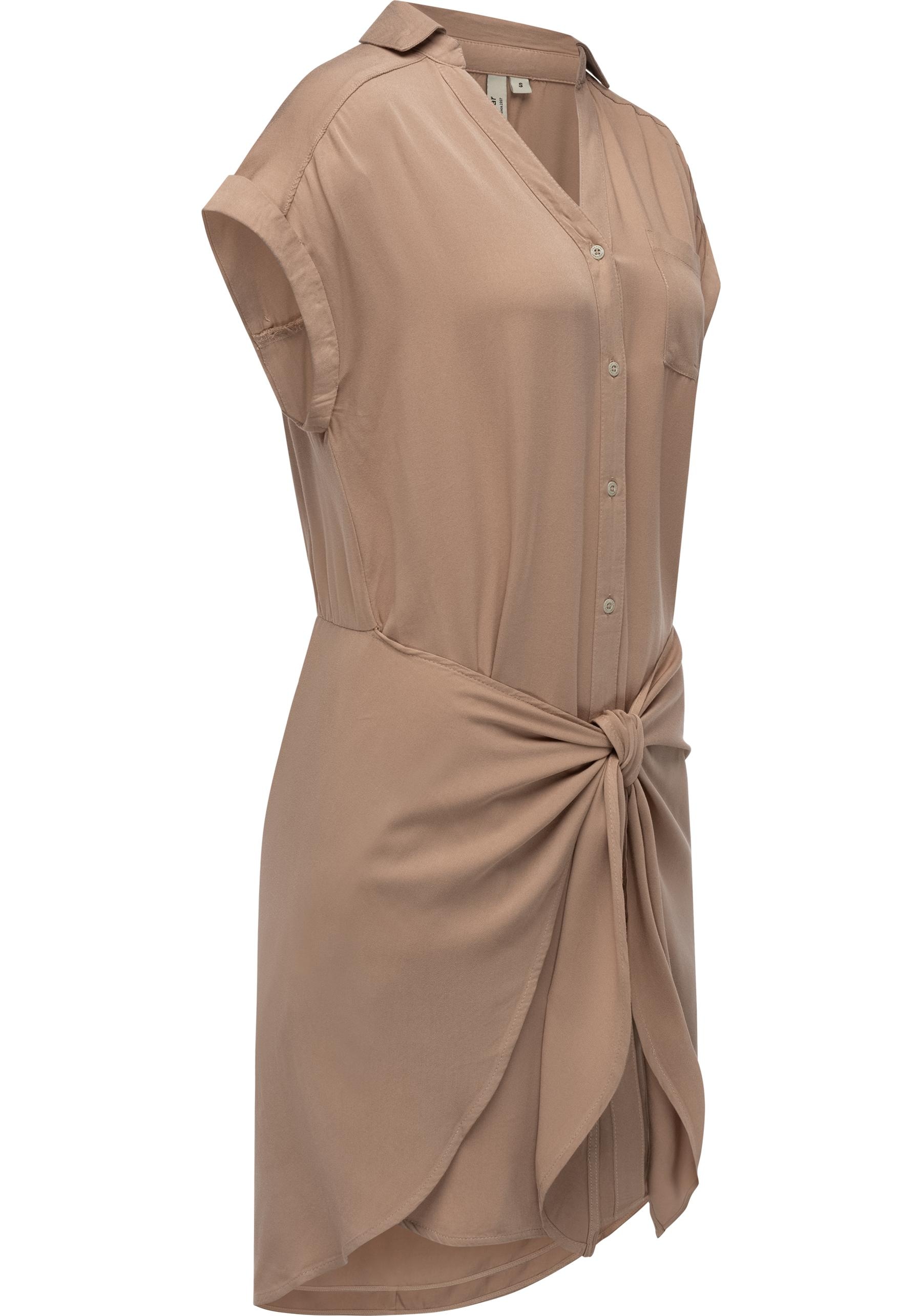 Ragwear Blusenkleid »Bahaya«, stylisches Damen Sommerkleid mit Bindeband