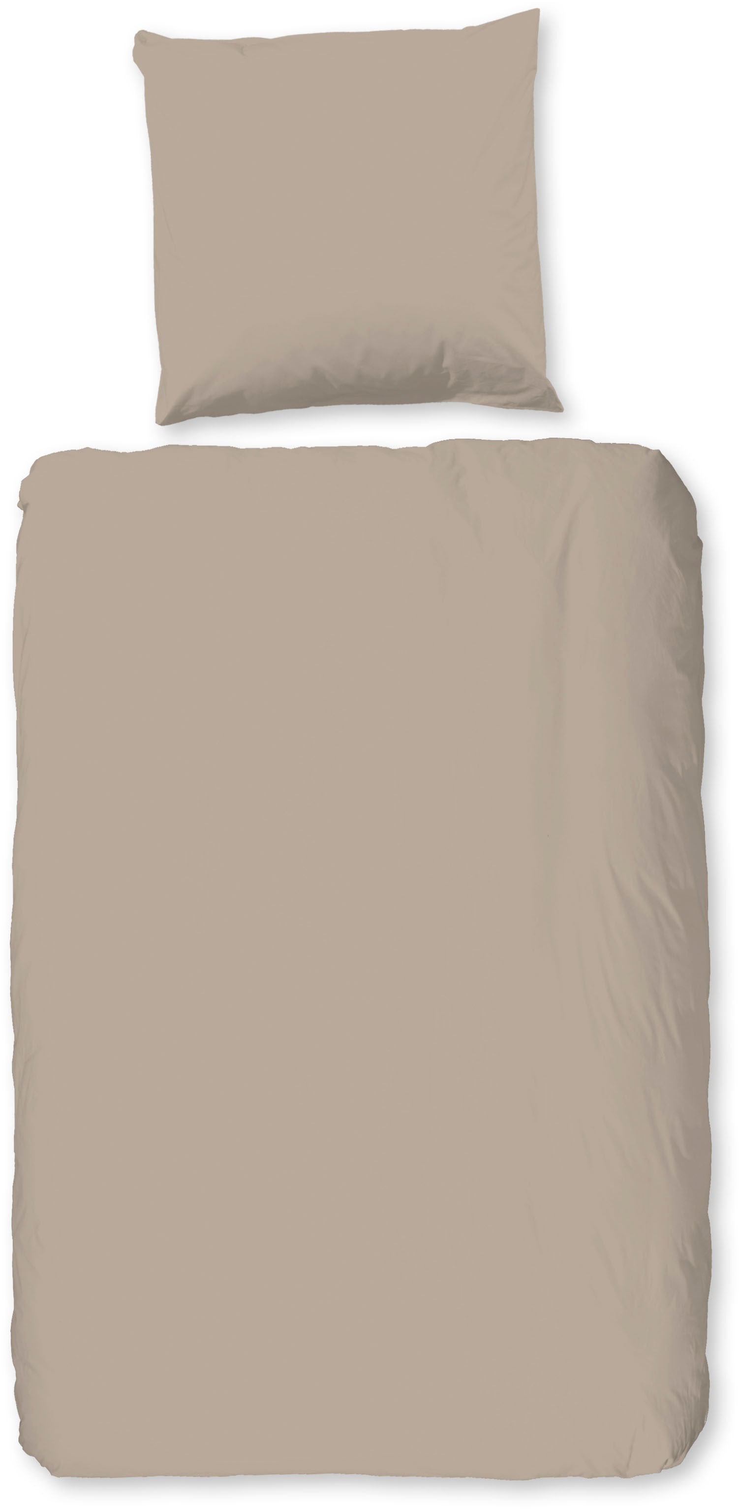 good morning Bettwäsche "Flanel Uni" 3 Stk. Flanell, Biber, Baumwolle, Wint günstig online kaufen