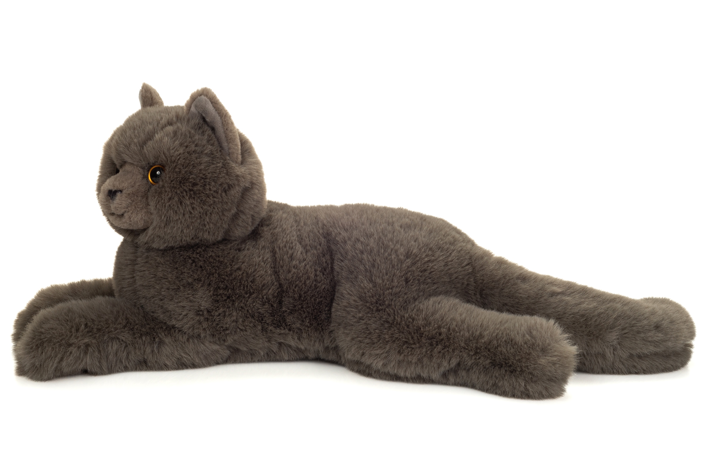 Teddy Hermann® Kuscheltier »Kartäuserkatze, liegend, 36 cm« zum Teil aus recyceltem Material