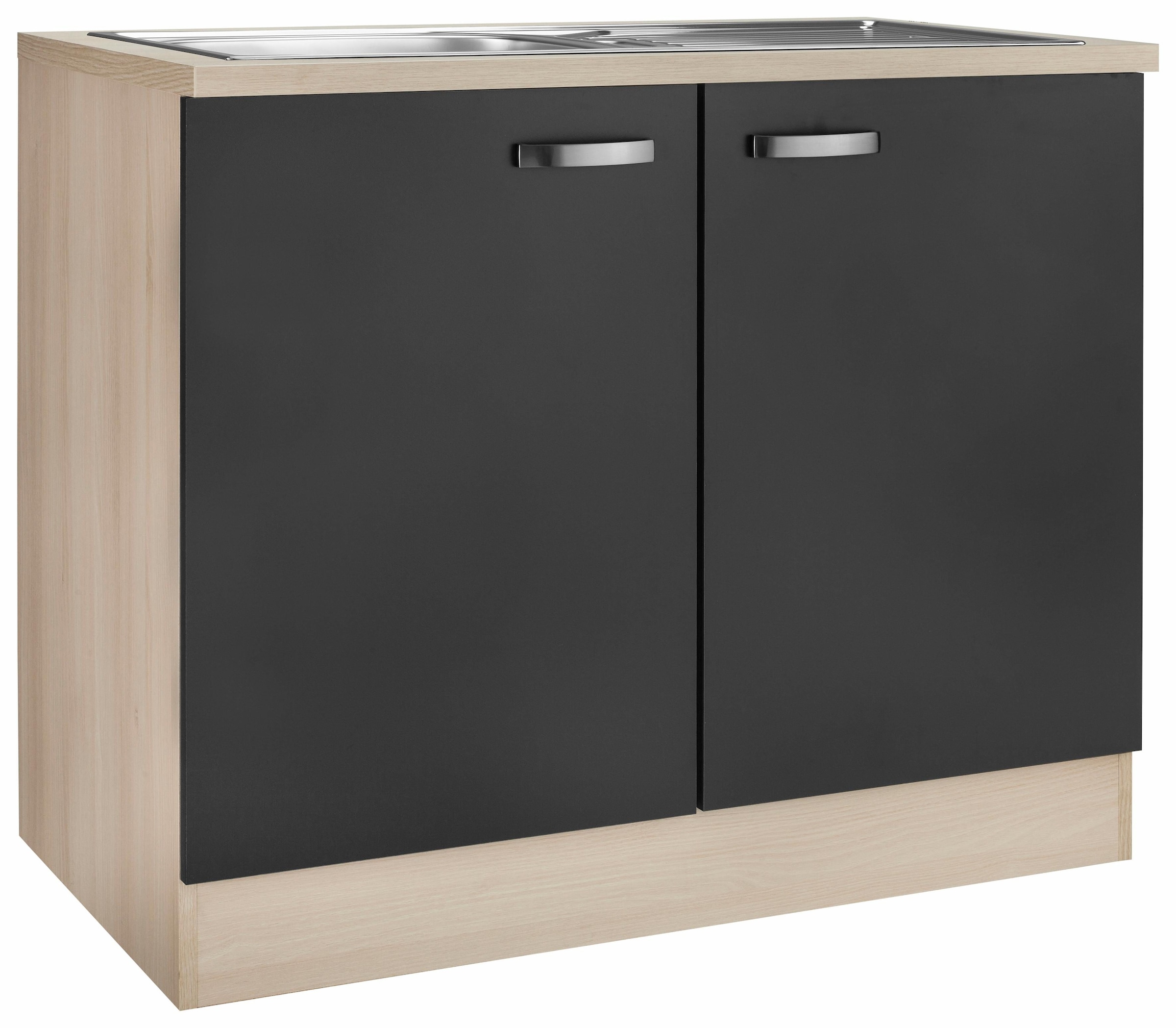 Spülenschrank »Faro«, mit Metallgriffen, Breite 100 cm