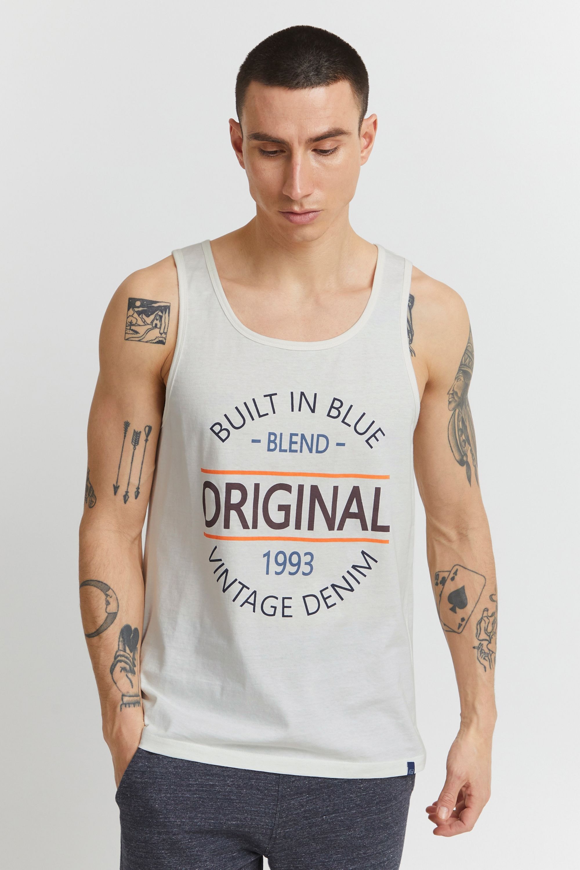 Blend Tanktop "BHAlvarez", Lässiges Tanktop mit Rundhalssauschnitt günstig online kaufen