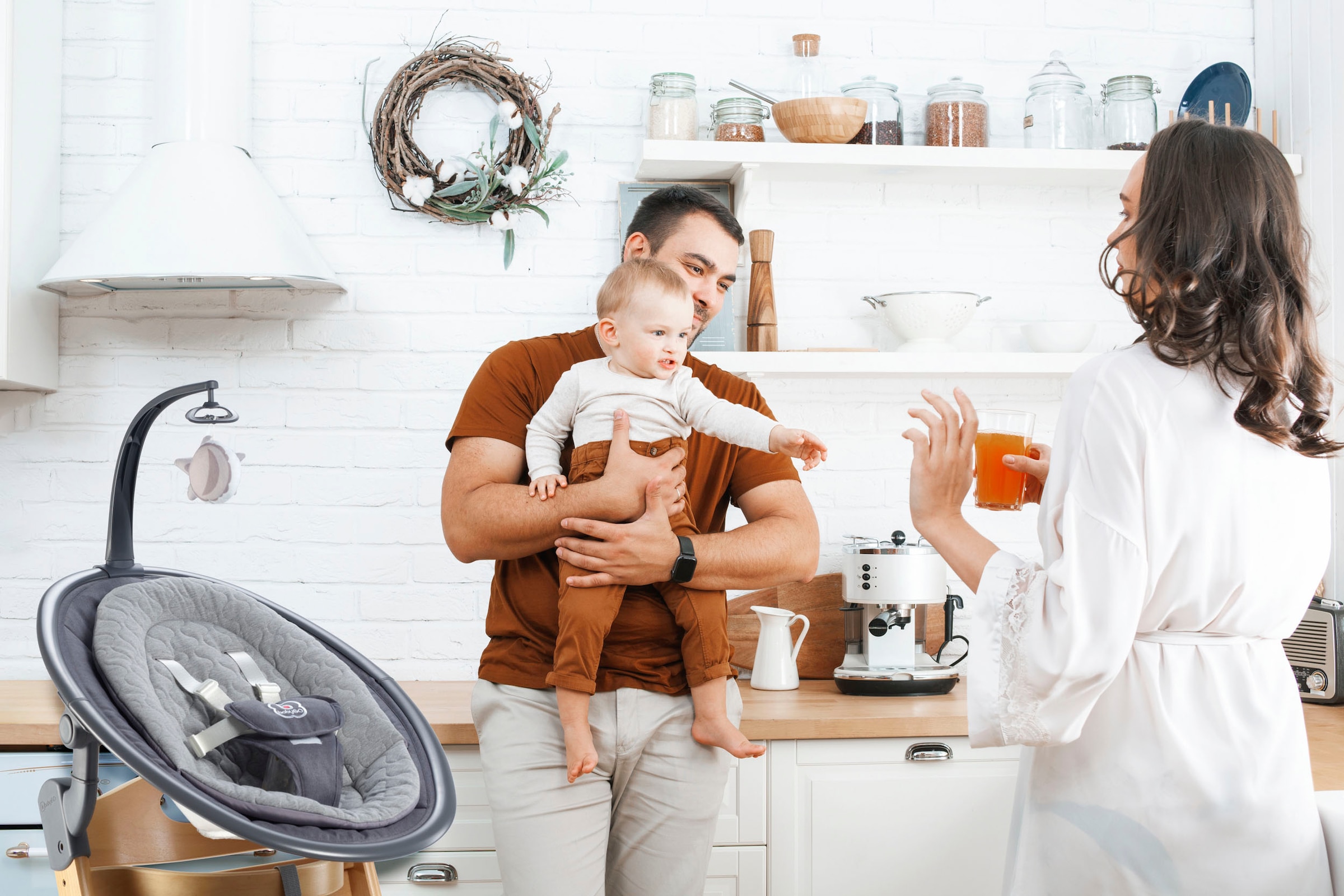 BabyGo Hochstuhl »Newborn Set Family 2in1«