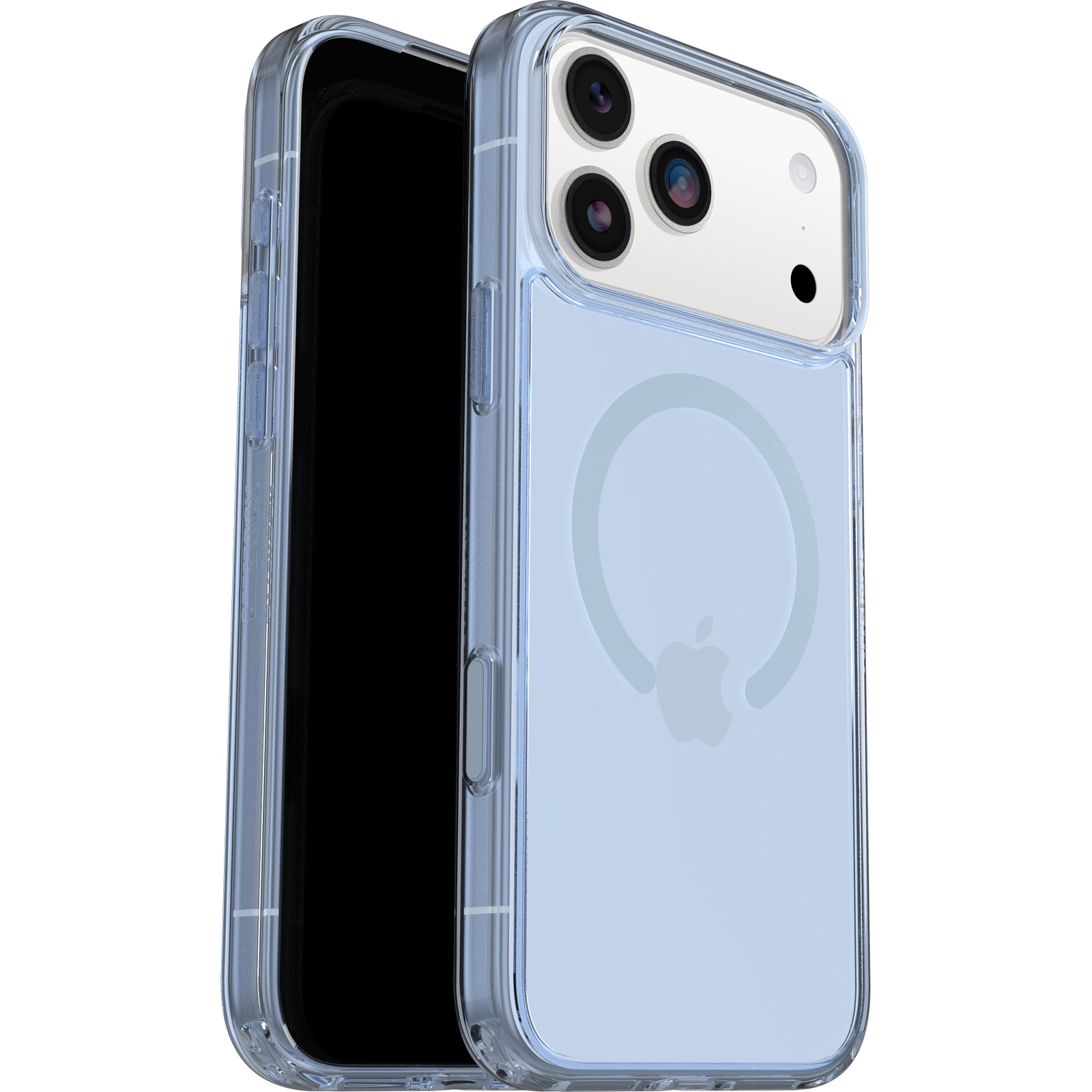 OTTERBOX Handyhülle "Symmetry Series Clear mit MagSafe für Apple iPhone 17 Pro Max", Apple iPhone 17 Pro Maxblau, Hüllen, Backcover, Schutzhülle,